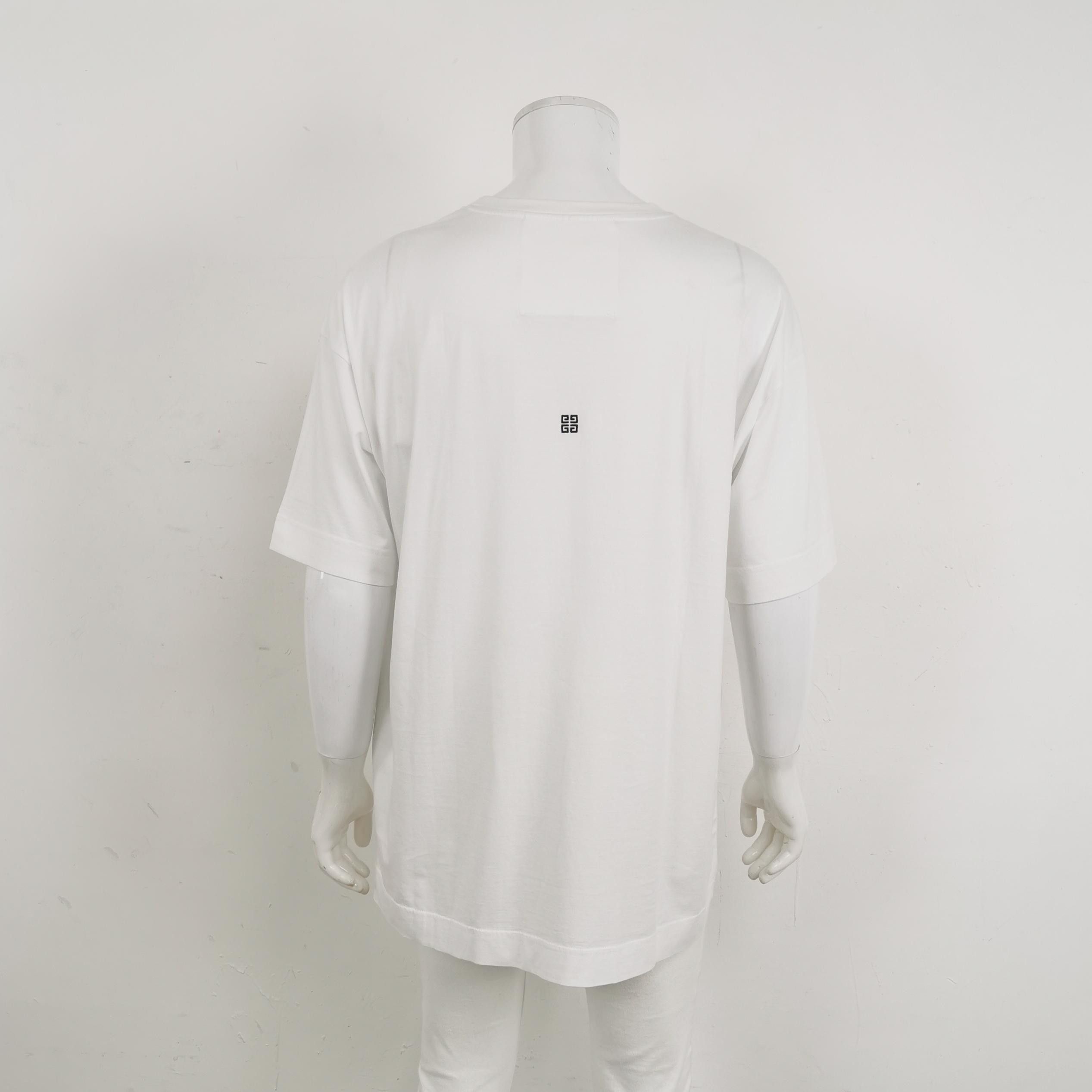 Givenchy Givenchy XXL Cotton Logo Crew Neck T-Shirt Size US XXL / EU 58 / 5 - 3 Thumbnail