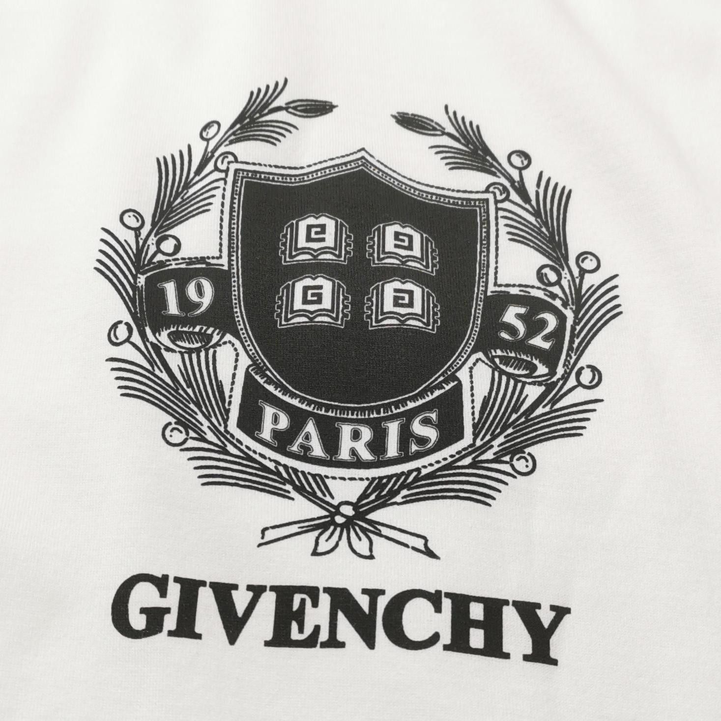 Givenchy Givenchy XXL Cotton Logo Crew Neck T-Shirt Size US XXL / EU 58 / 5 - 5 Thumbnail