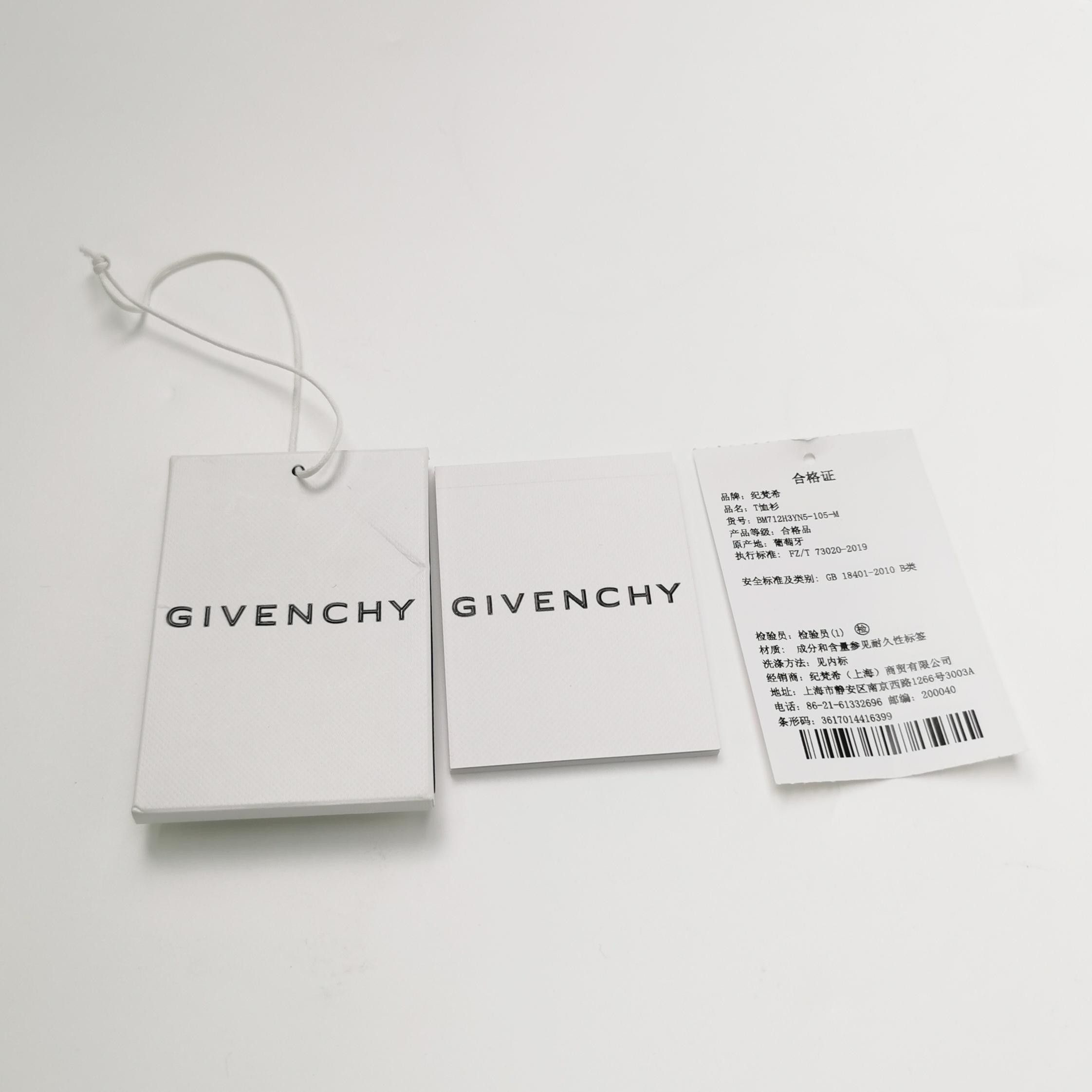 Givenchy Givenchy M Cotton Color-Block Logo T-Shirt Size US M / EU 48-50 / 2 - 8 Thumbnail