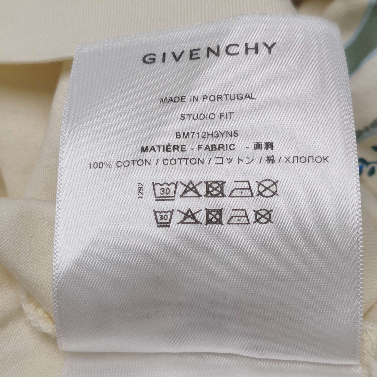 Givenchy Givenchy M Cotton Color-Block Logo T-Shirt Size US M / EU 48-50 / 2 - 16 Thumbnail