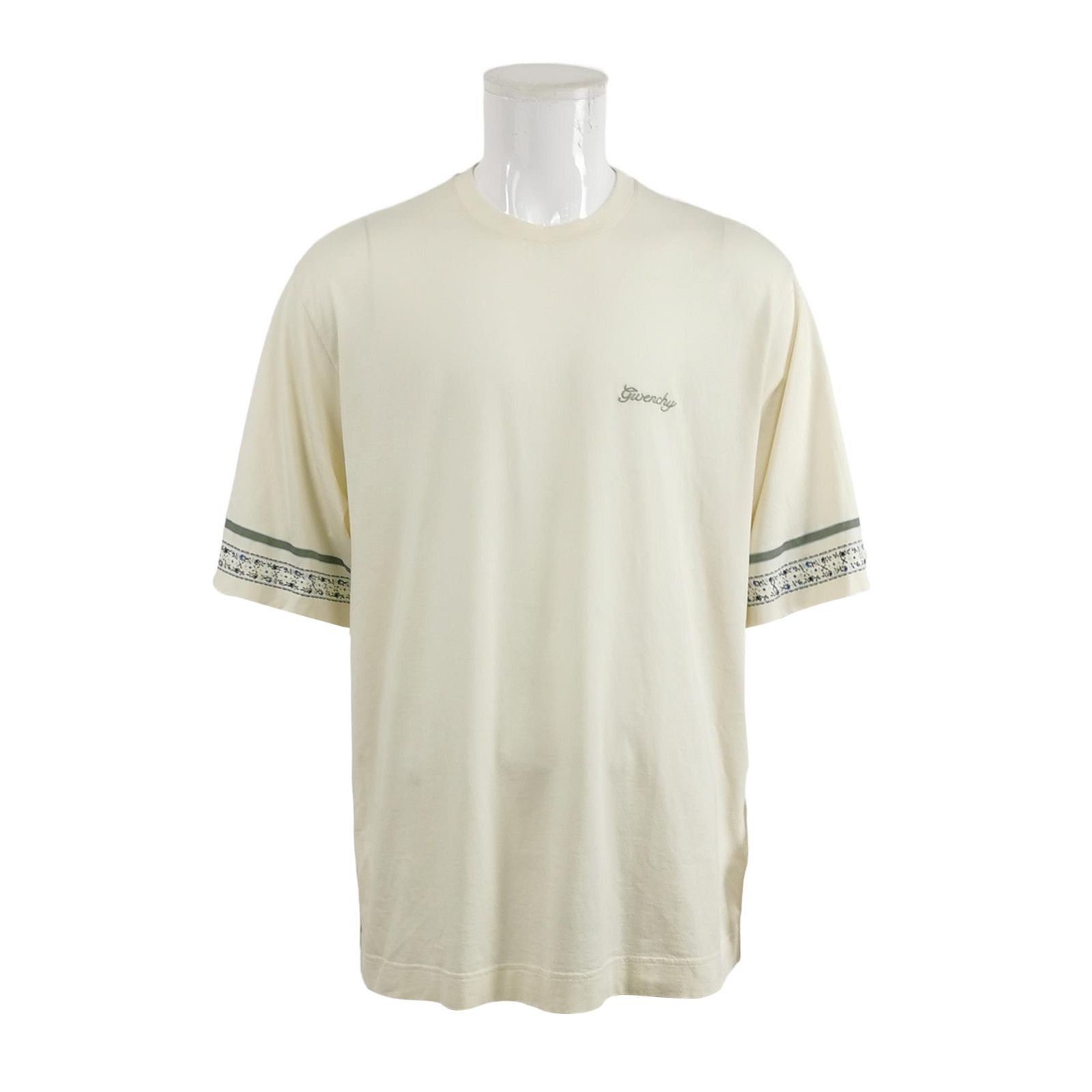 Givenchy Givenchy M Cotton Color-Block Logo T-Shirt Size US M / EU 48-50 / 2 - 2 Thumbnail