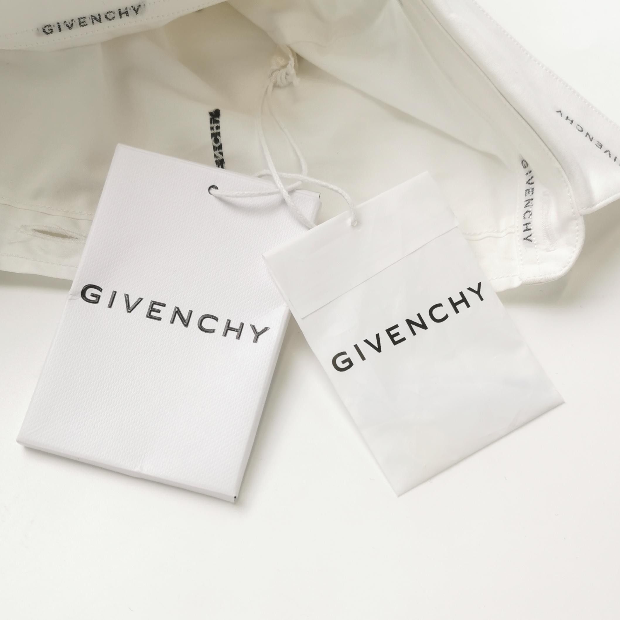 Givenchy Givenchy Cotton Colorblock Logo Button-Down Shirt Size US S / EU 44-46 / 1 - 9 Thumbnail