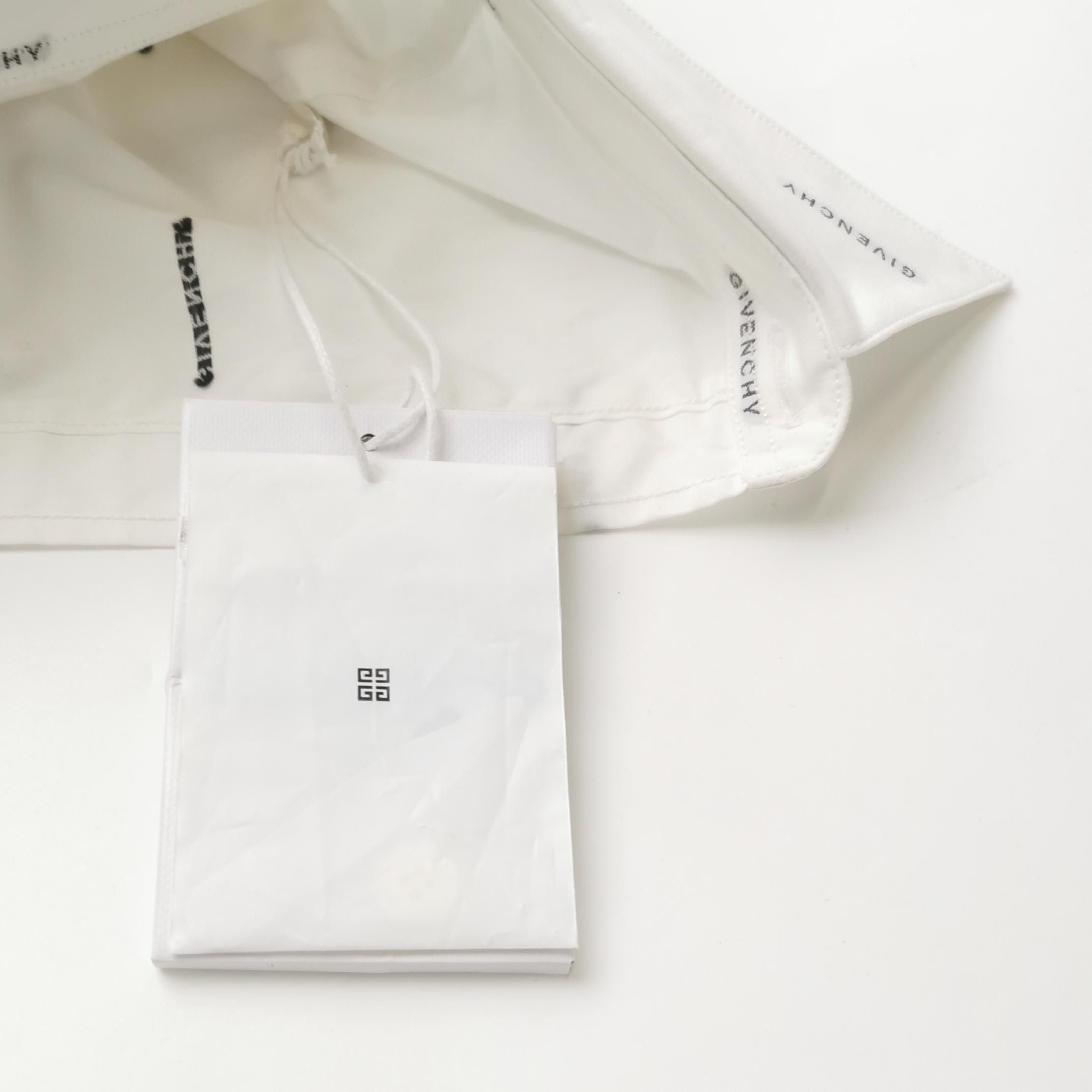 Givenchy Givenchy Cotton Colorblock Logo Button-Down Shirt Size US S / EU 44-46 / 1 - 12 Thumbnail