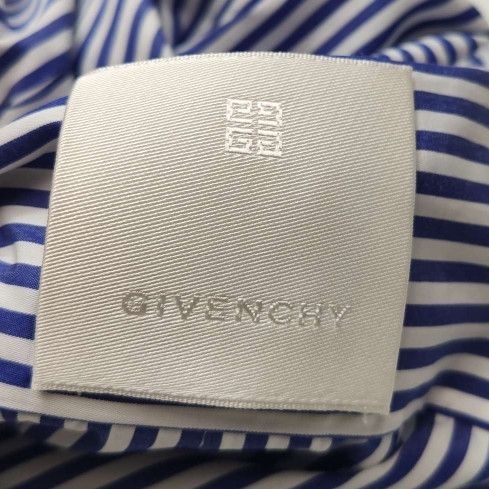 Givenchy Striped Long-Sleeve Shirt with Crest Logo Size US M / EU 48-50 / 2 - 9 Thumbnail