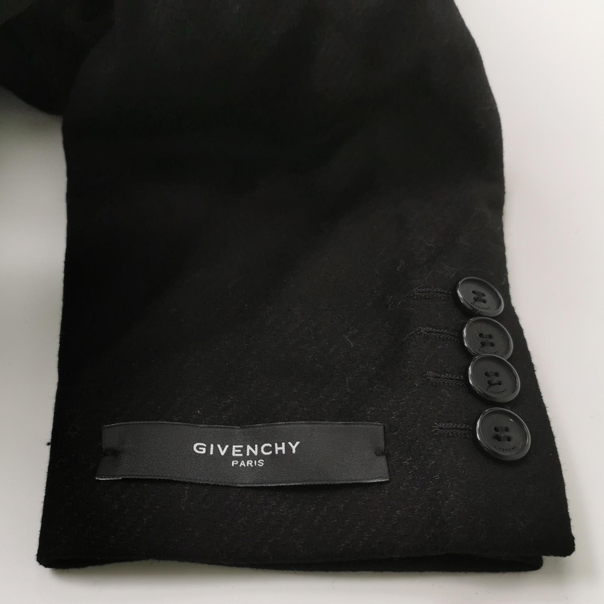 Givenchy Givenchy Wool-Cashmere Single-Breasted Lapel Coat XL Size US XL / EU 56 / 4 - 6 Thumbnail