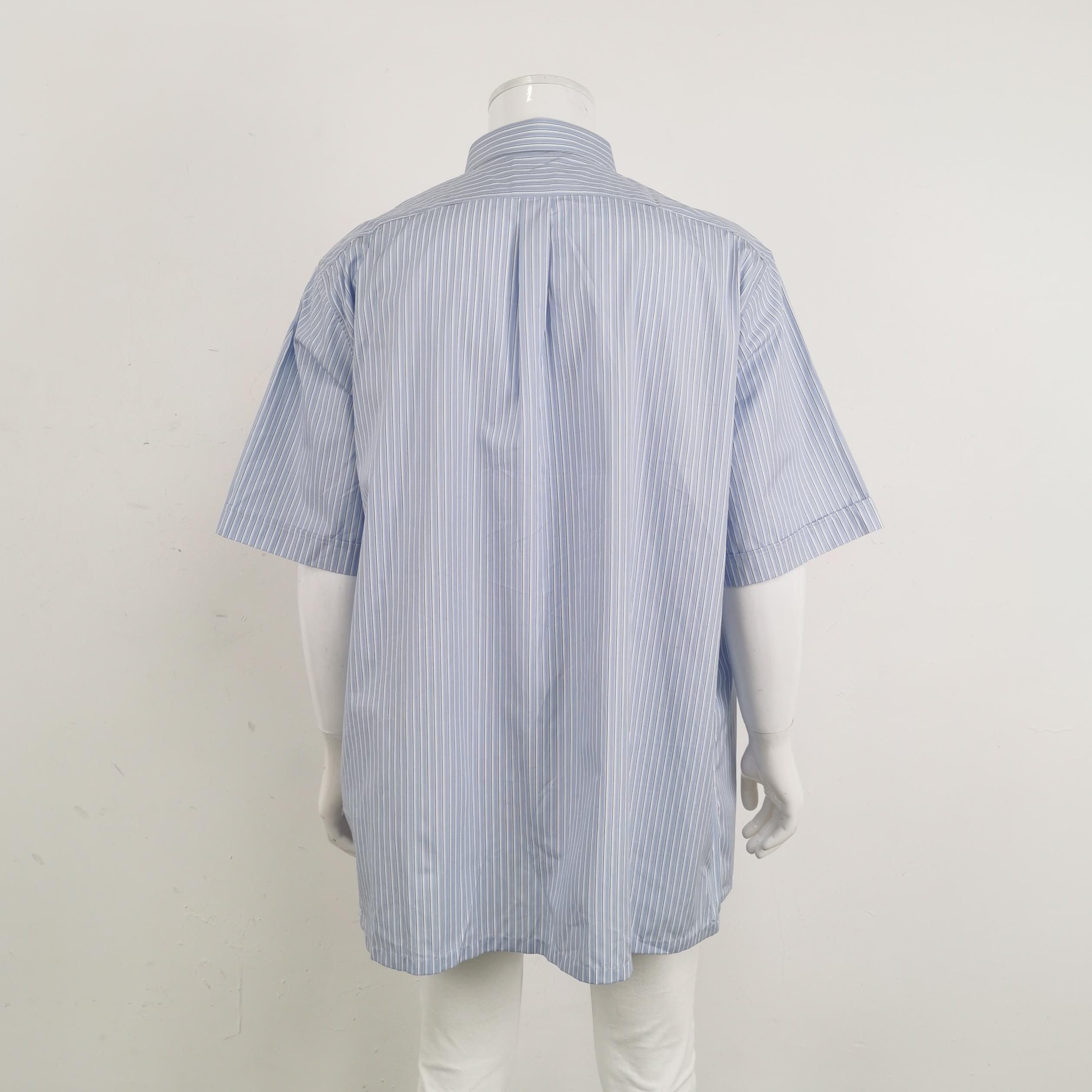 Givenchy Givenchy Striped Cotton Badge Short-Sleeve Shirt Size US L / EU 52-54 / 3 - 3 Thumbnail