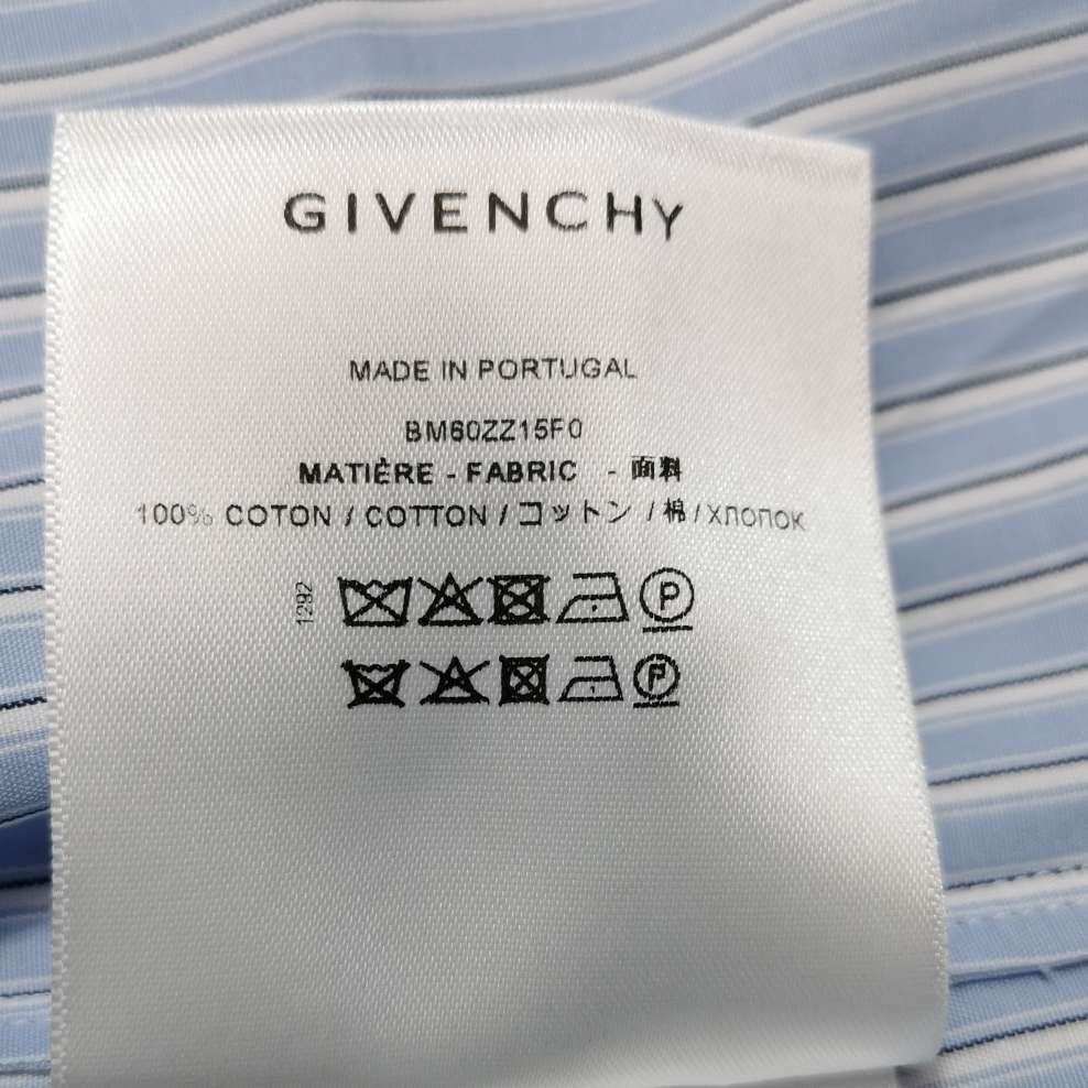 Givenchy Givenchy Striped Short-Sleeve Button-Up Shirt M Size US M / EU 48-50 / 2 - 17 Thumbnail