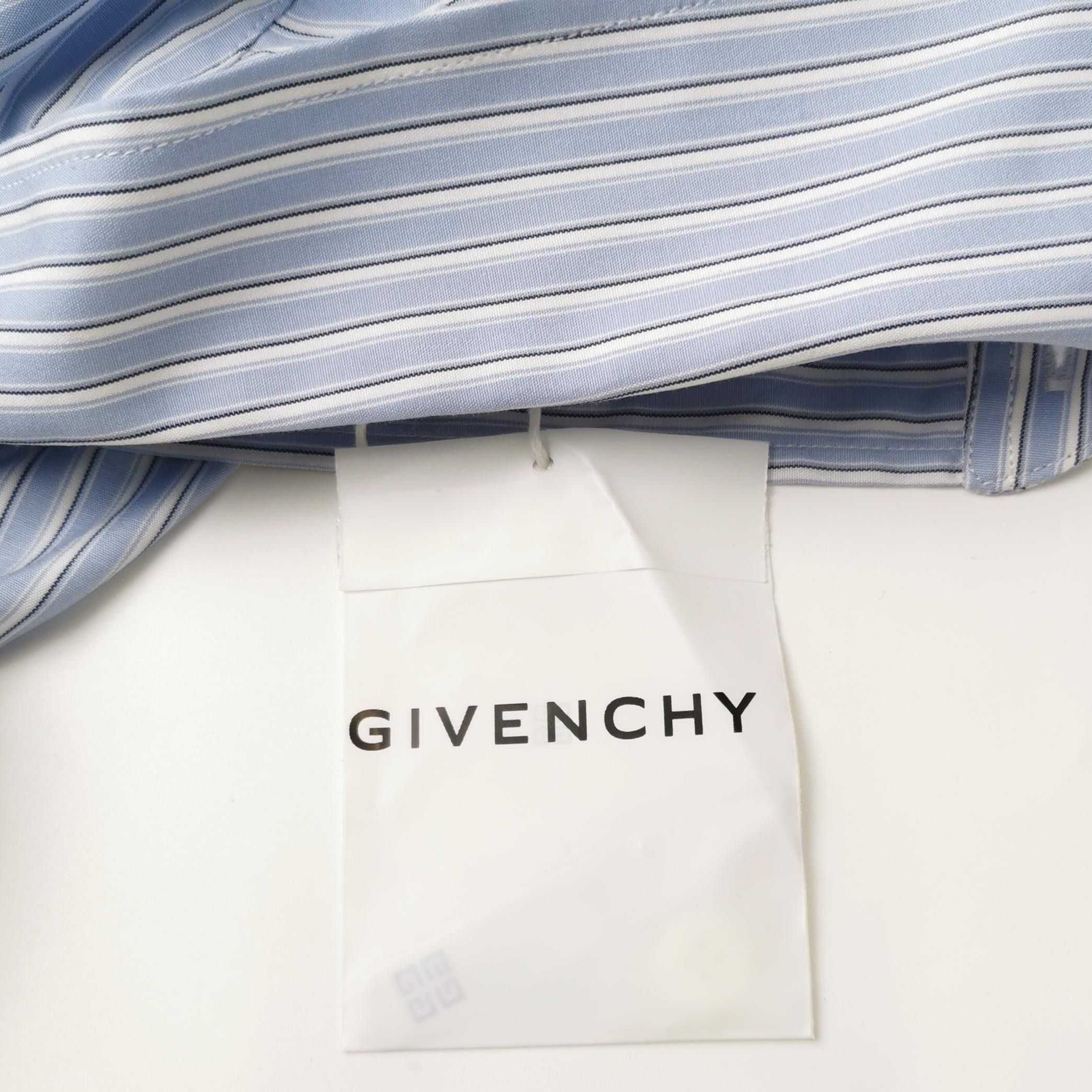 Givenchy Givenchy Striped Short-Sleeve Button-Up Shirt M Size US M / EU 48-50 / 2 - 9 Thumbnail