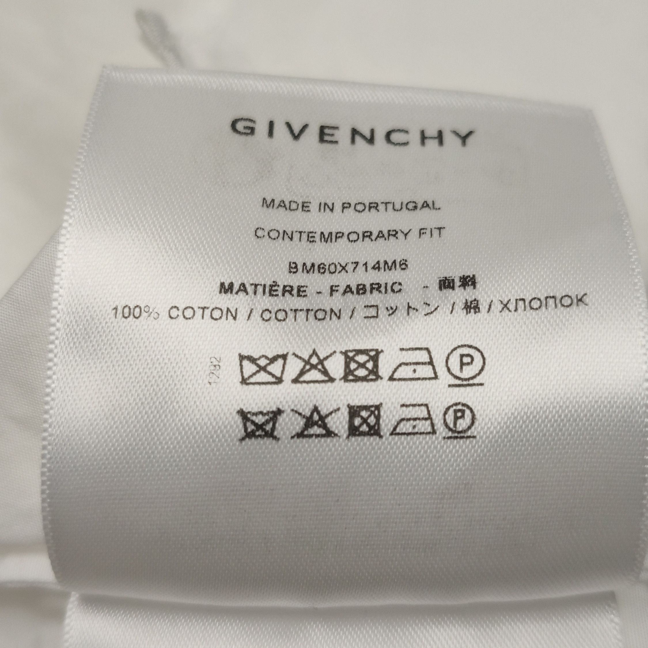 Givenchy Givenchy Cotton Solid Lapel Long-Sleeve Shirt XL Size US XL / EU 56 / 4 - 16 Thumbnail