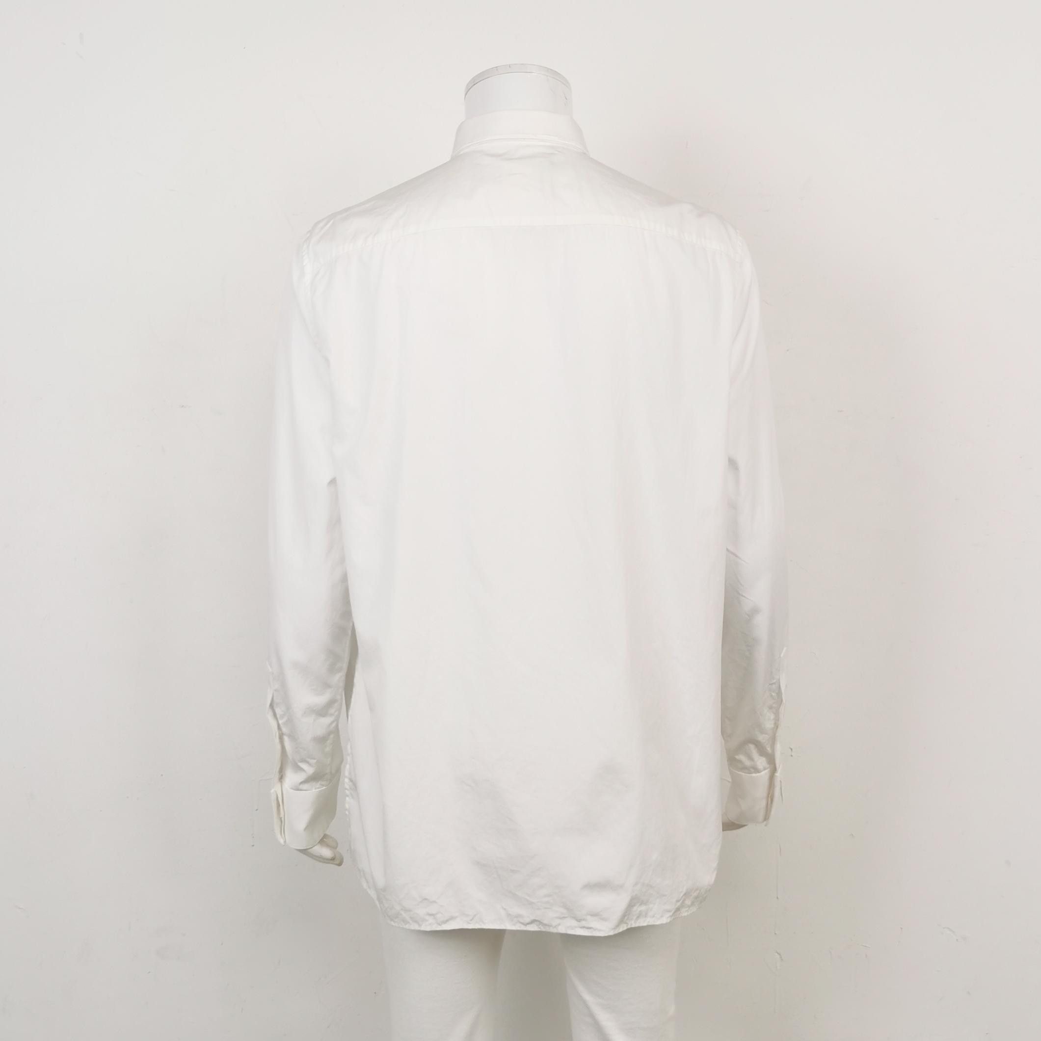 Givenchy Givenchy Cotton Solid Lapel Long-Sleeve Shirt XL Size US XL / EU 56 / 4 - 4 Thumbnail