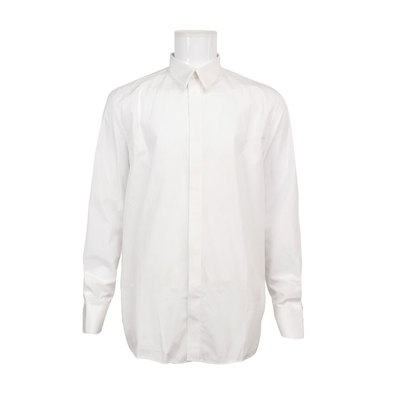 Givenchy Givenchy XS White Cotton Button-Up Shirt Size US XS / EU 42 / 0 - 2 Thumbnail