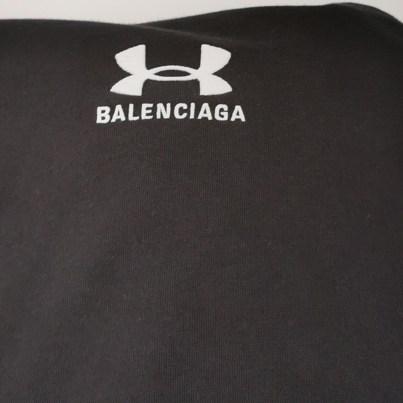 Balenciaga Balenciaga x Under Armour Logo Cotton T-Shirt M Size US M / EU 48-50 / 2 - 6 Thumbnail