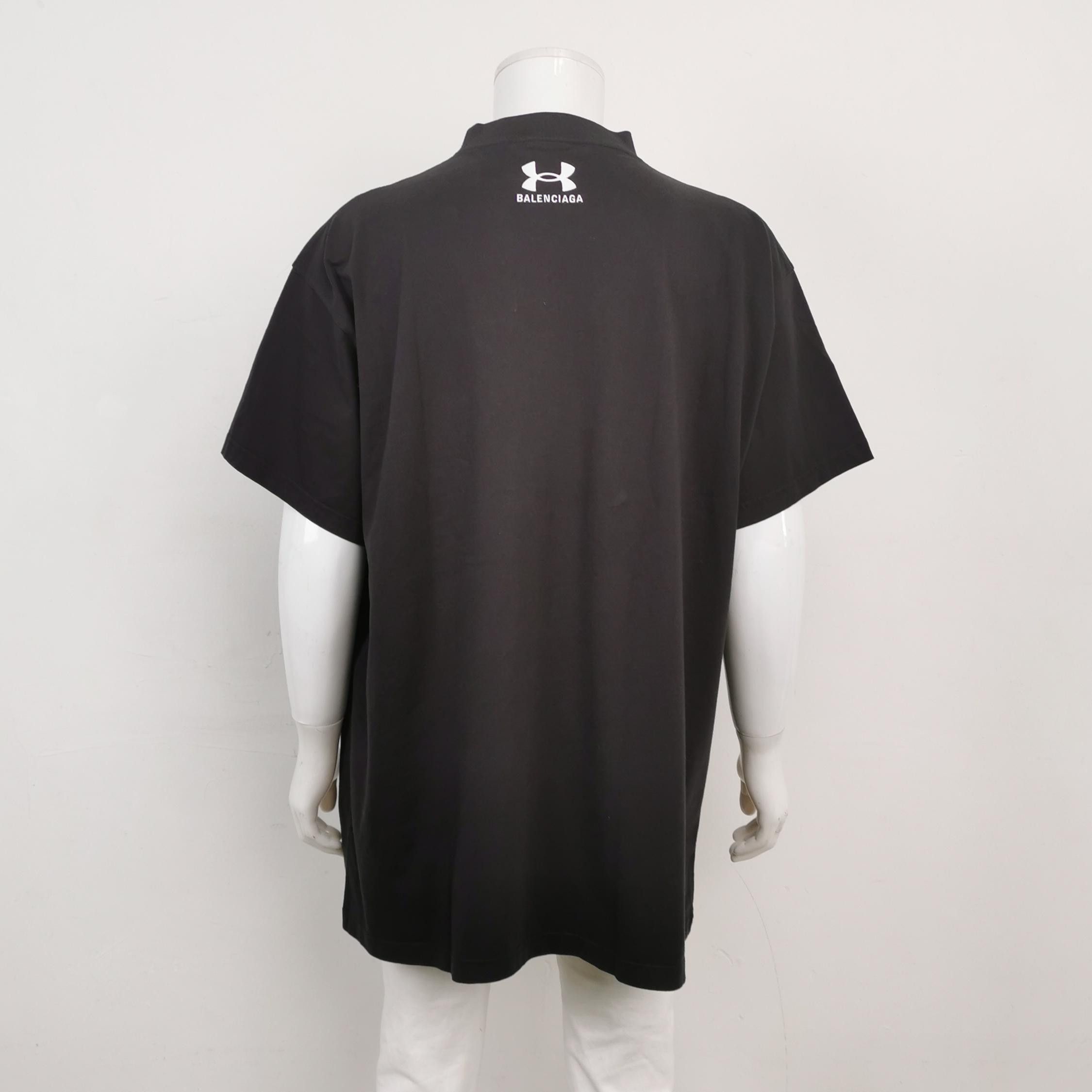 Balenciaga Balenciaga x Under Armour Logo Cotton T-Shirt M Size US M / EU 48-50 / 2 - 3 Thumbnail