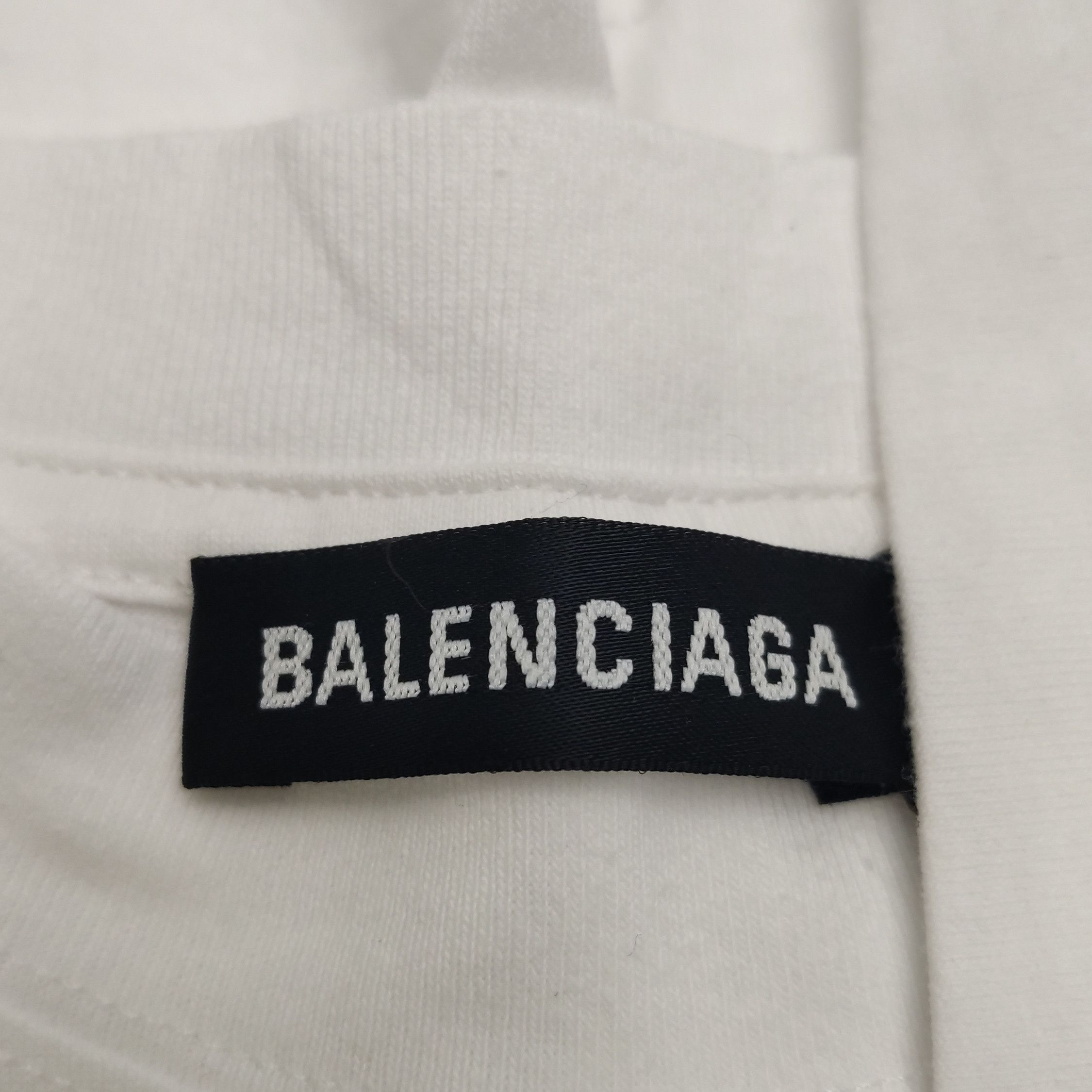 Balenciaga Balenciaga XS Cotton Logo Crew Neck T-Shirt Size US XS / EU 42 / 0 - 10 Thumbnail