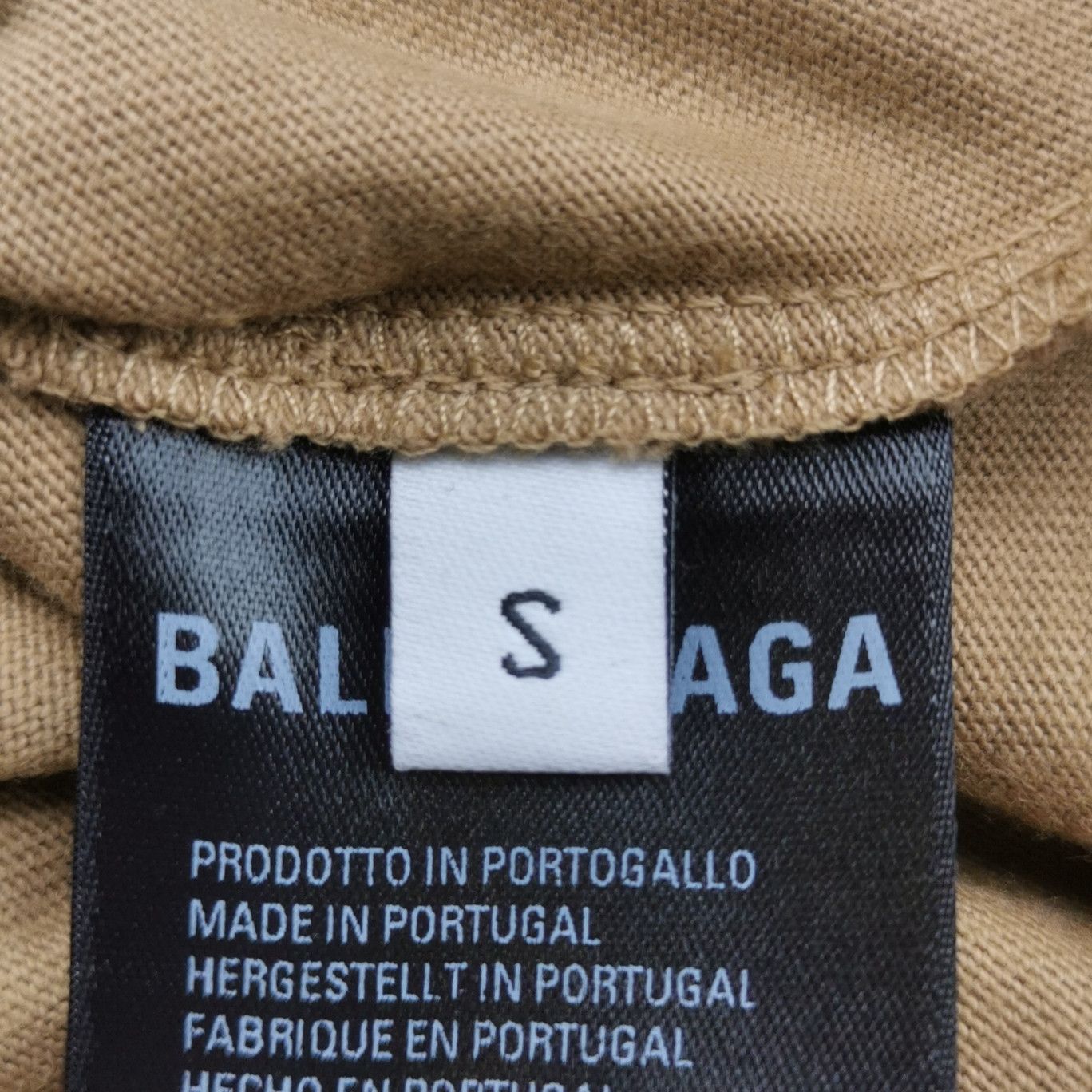 Balenciaga Balenciaga S Cotton Logo Short-Sleeve T-Shirt Size US S / EU 44-46 / 1 - 14 Thumbnail