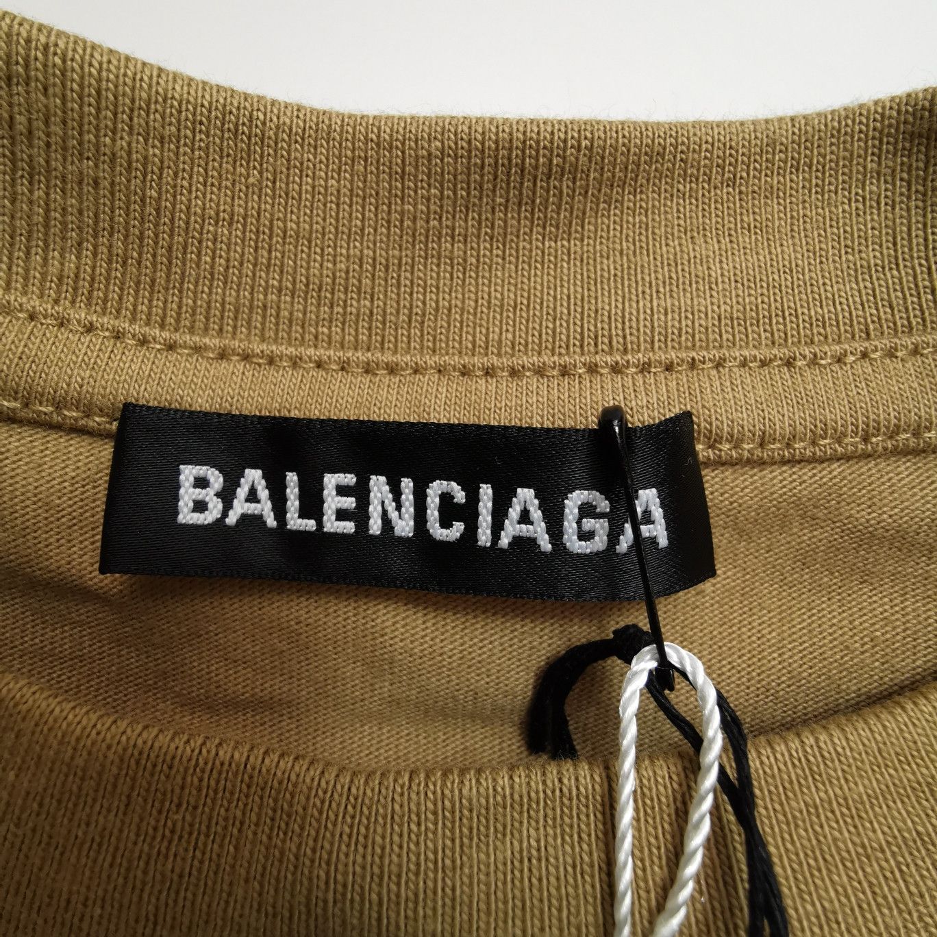 Balenciaga Balenciaga Cotton Logo Crewneck T-Shirt M Size US M / EU 48-50 / 2 - 9 Thumbnail