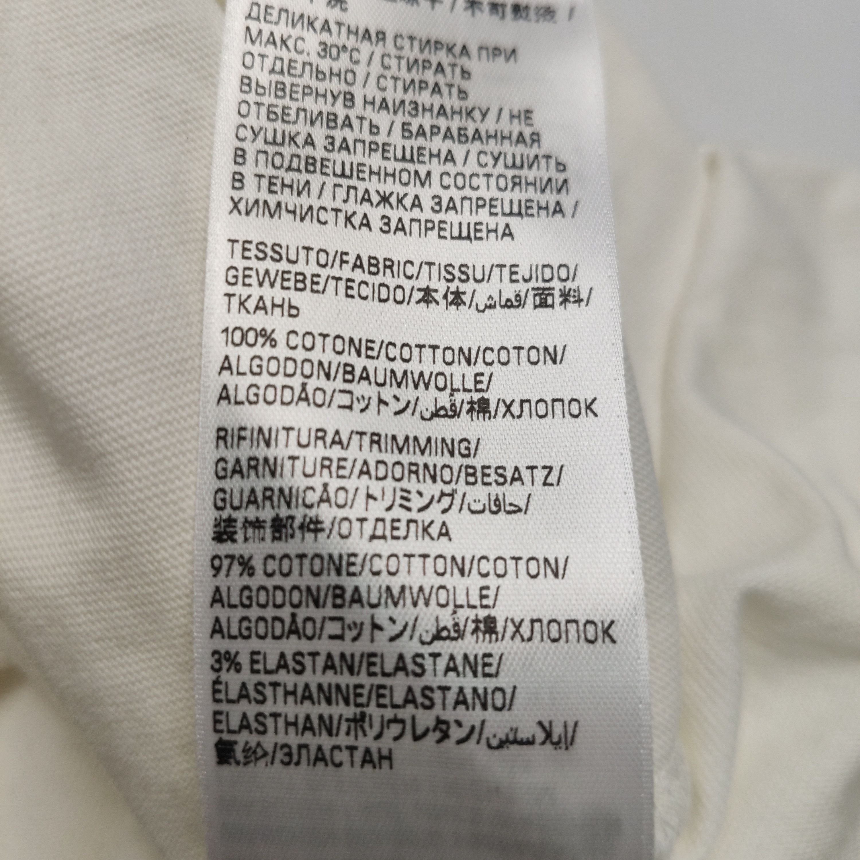 Balenciaga Balenciaga XS Cotton 'CHAMPS ELYSEES' Crew Neck T-Shirt Size US XS / EU 42 / 0 - 16 Thumbnail