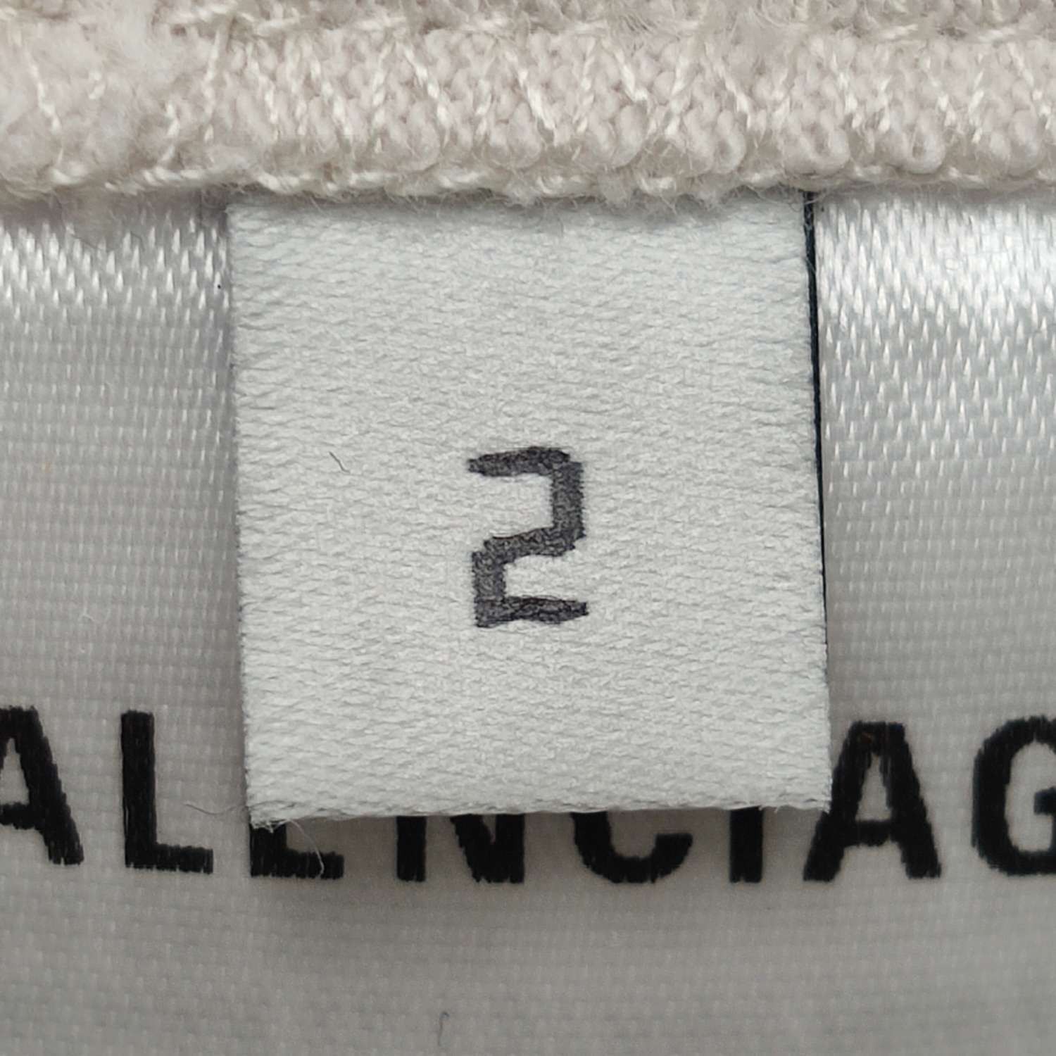 Balenciaga Beige 'Need For Speed' Cotton Round Neck T-Shirt S Size US S / EU 44-46 / 1 - 14 Thumbnail