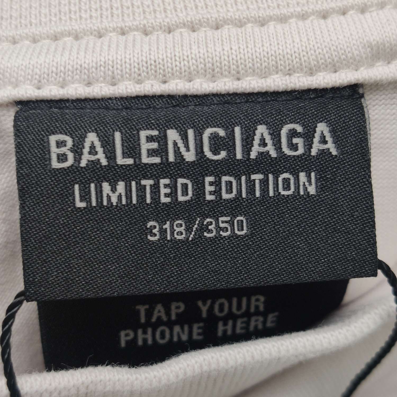 Balenciaga Beige 'Need For Speed' Cotton Round Neck T-Shirt S Size US S / EU 44-46 / 1 - 11 Thumbnail
