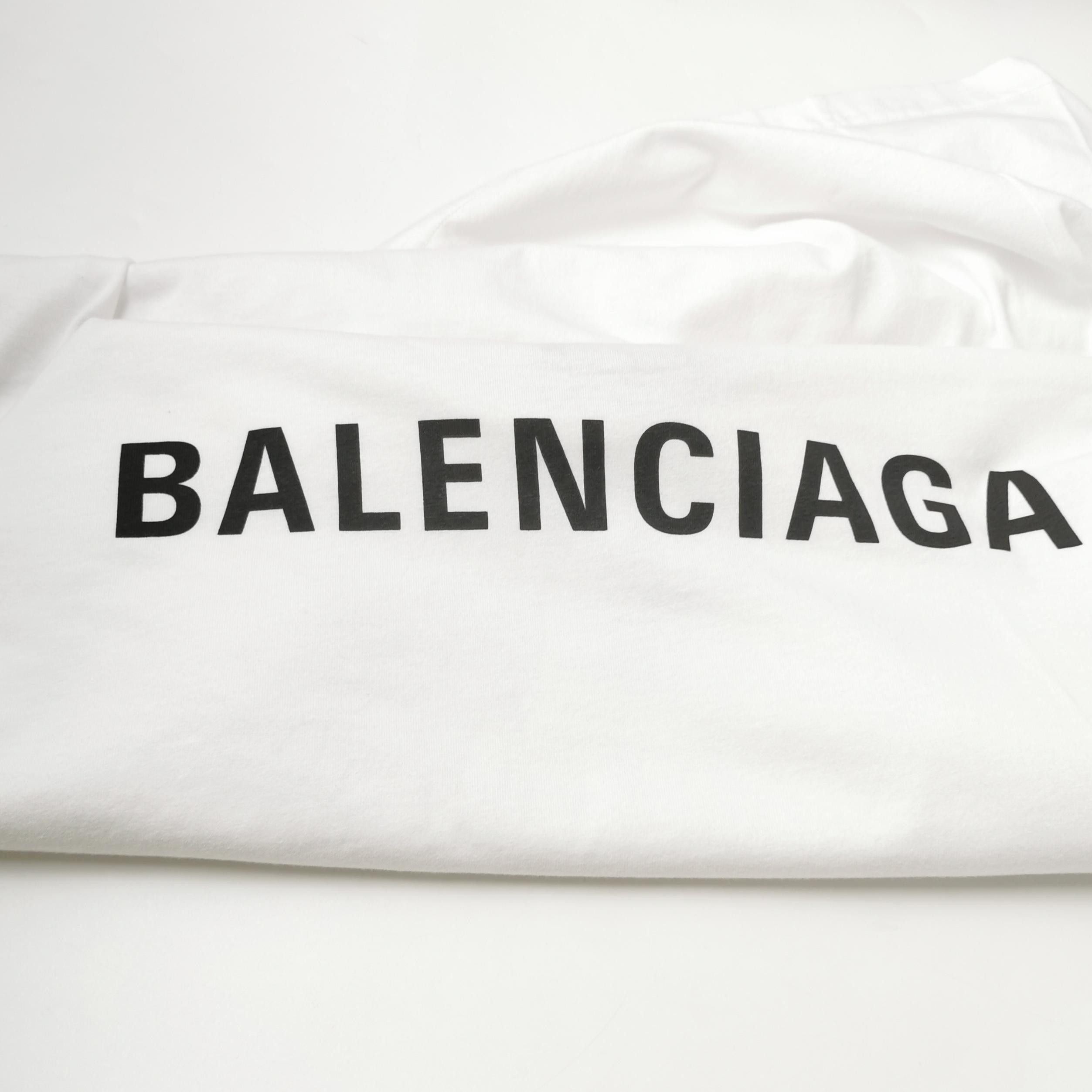 Balenciaga Balenciaga XS Cotton Logo Crewneck Short-Sleeve T-Shirt Size US XS / EU 42 / 0 - 5 Thumbnail