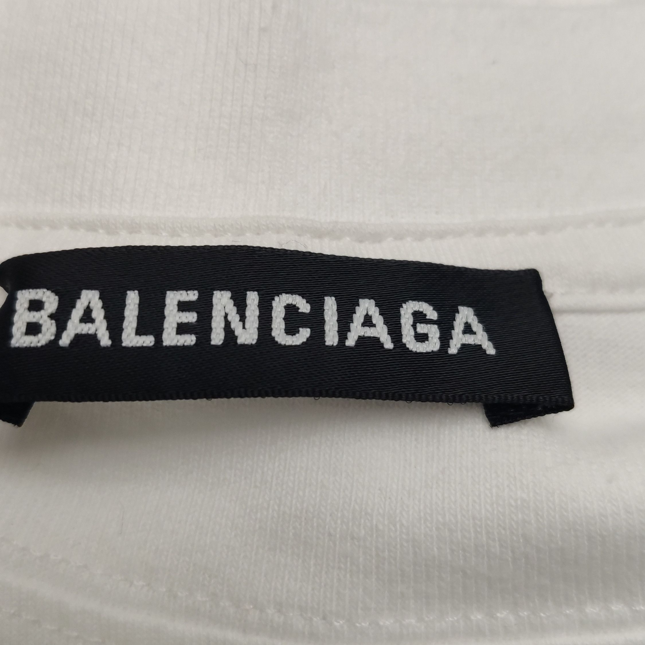 Balenciaga Balenciaga XS Cotton Logo Crewneck Short-Sleeve T-Shirt Size US XS / EU 42 / 0 - 10 Thumbnail