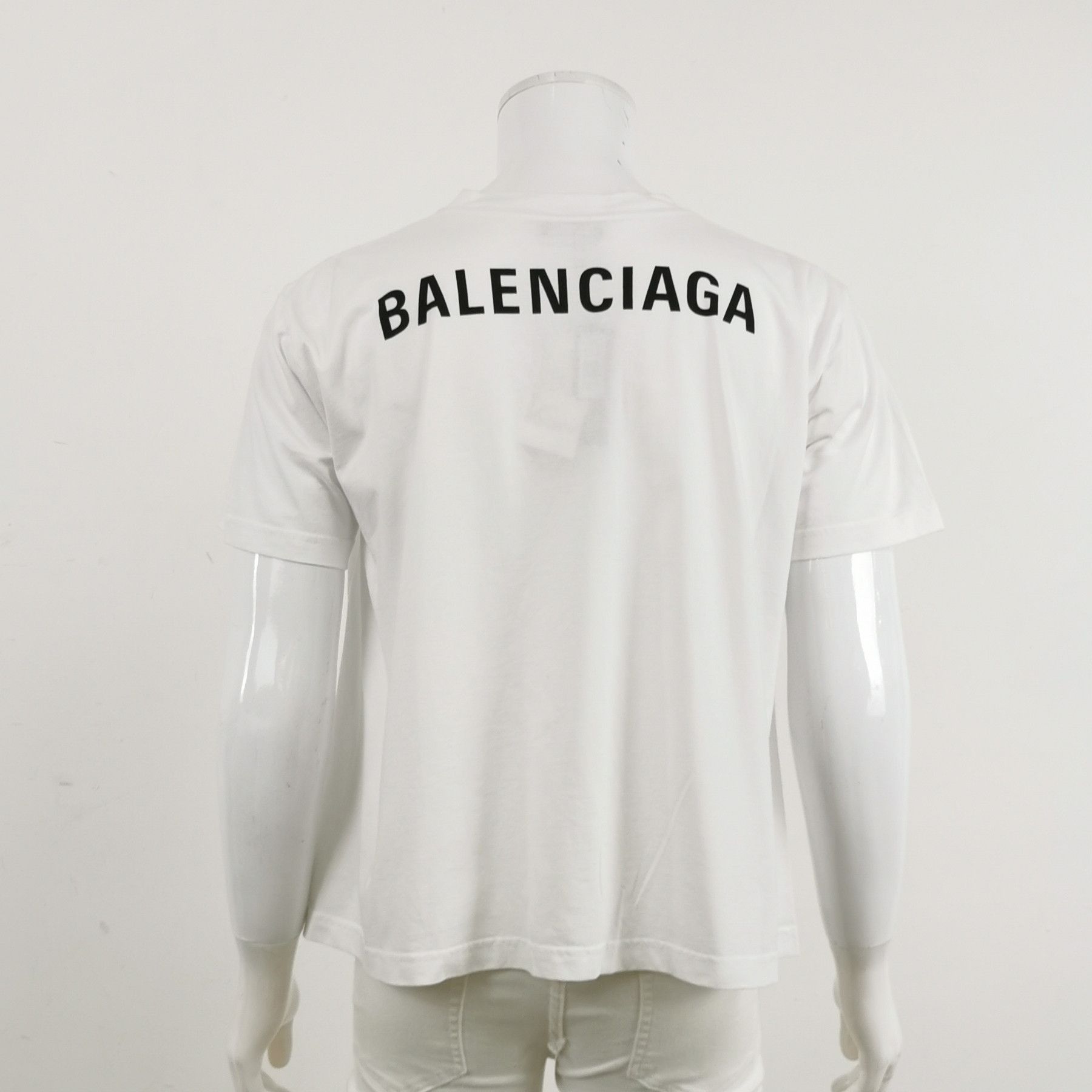 Balenciaga Balenciaga XS Cotton Logo Crewneck Short-Sleeve T-Shirt Size US XS / EU 42 / 0 - 3 Thumbnail