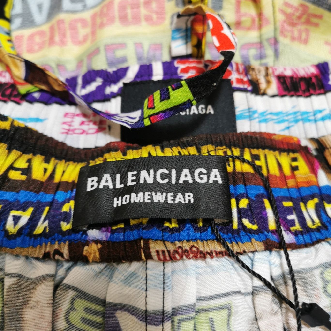 Balenciaga Balenciaga S Cotton Color-Block Logo Crew Neck T-Shirt Size US S / EU 44-46 / 1 - 11 Thumbnail