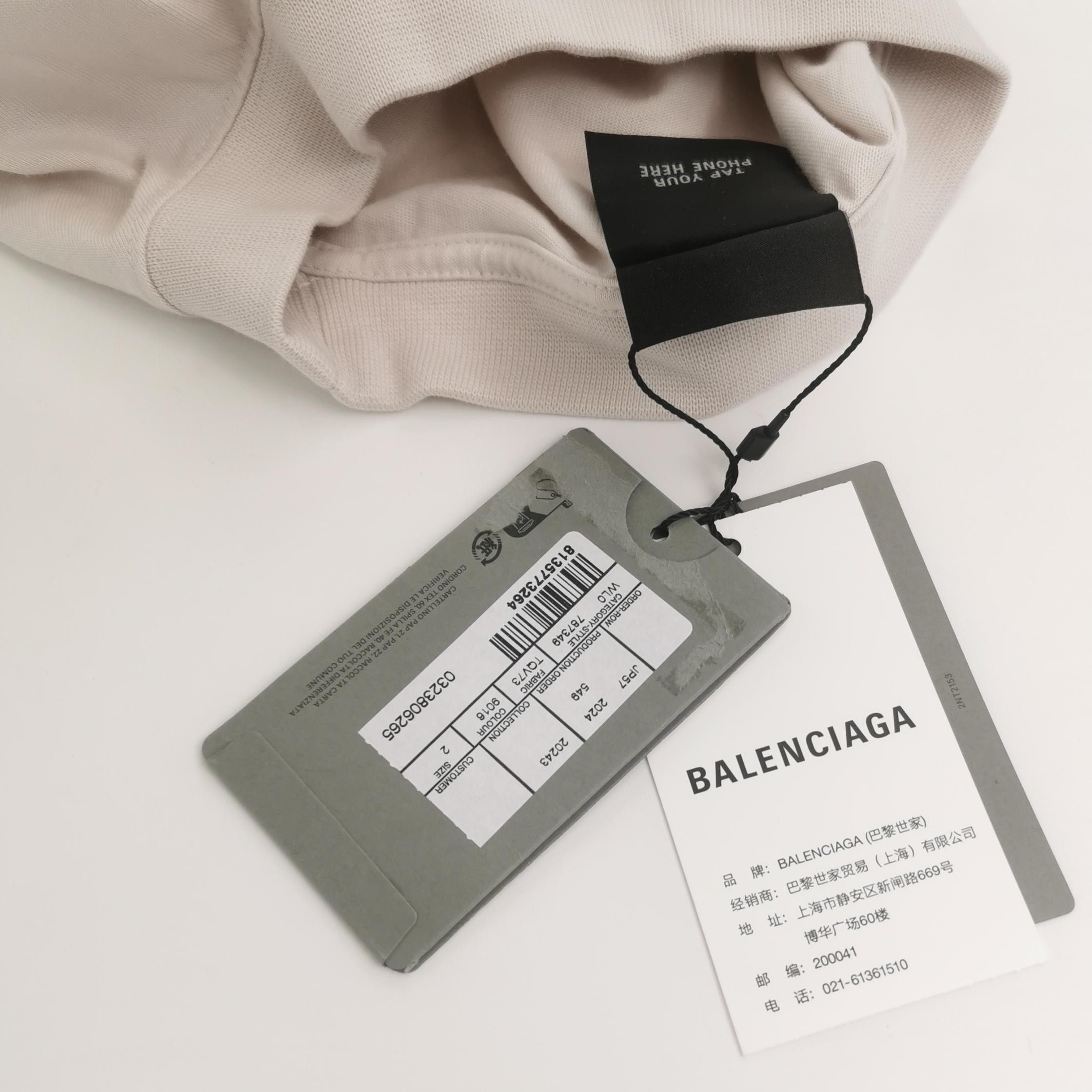 Balenciaga Need For Speed Graphic Cotton Crewneck T-Shirt Size US S / EU 44-46 / 1 - 10 Thumbnail