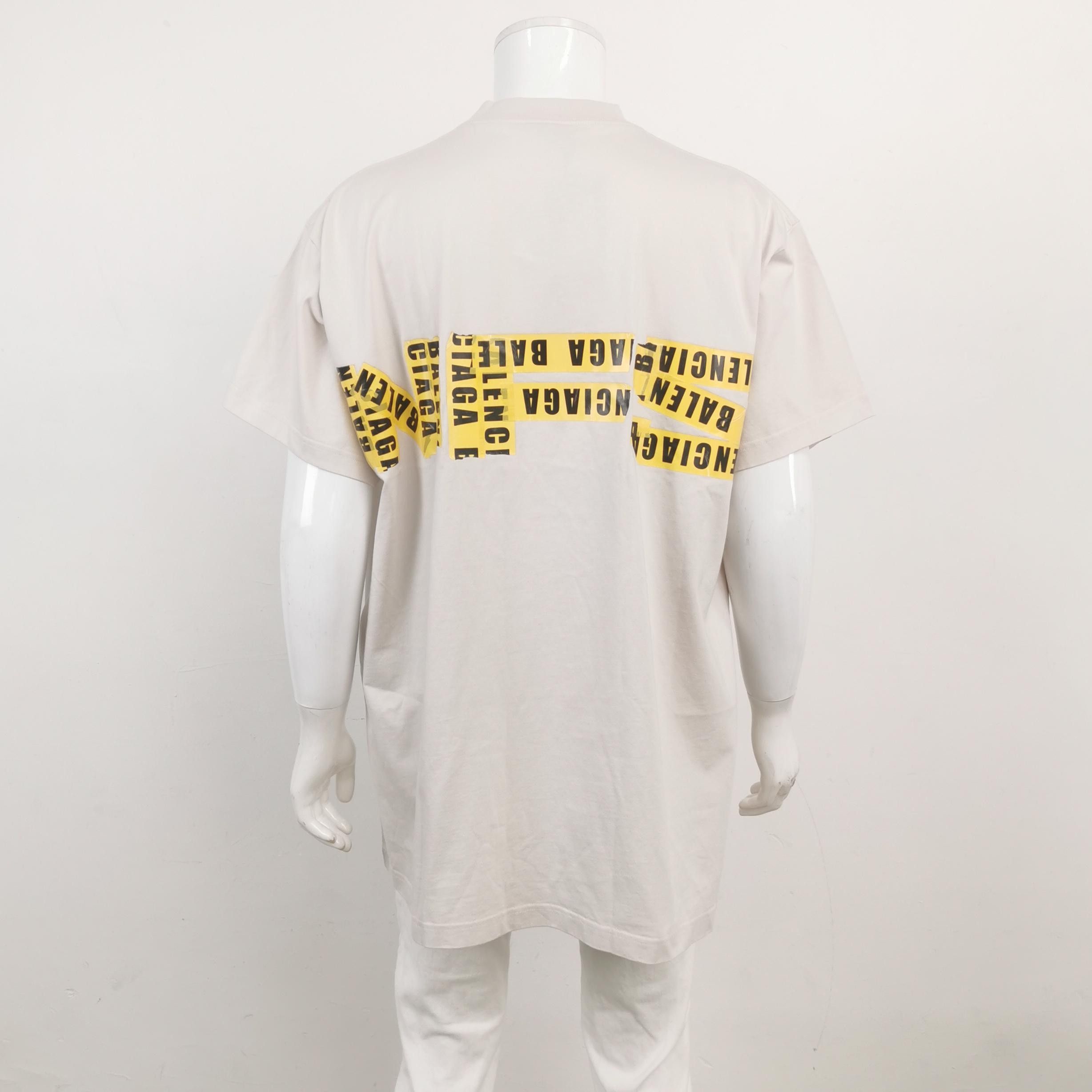 Balenciaga Need For Speed Graphic Cotton Crewneck T-Shirt Size US S / EU 44-46 / 1 - 4 Thumbnail