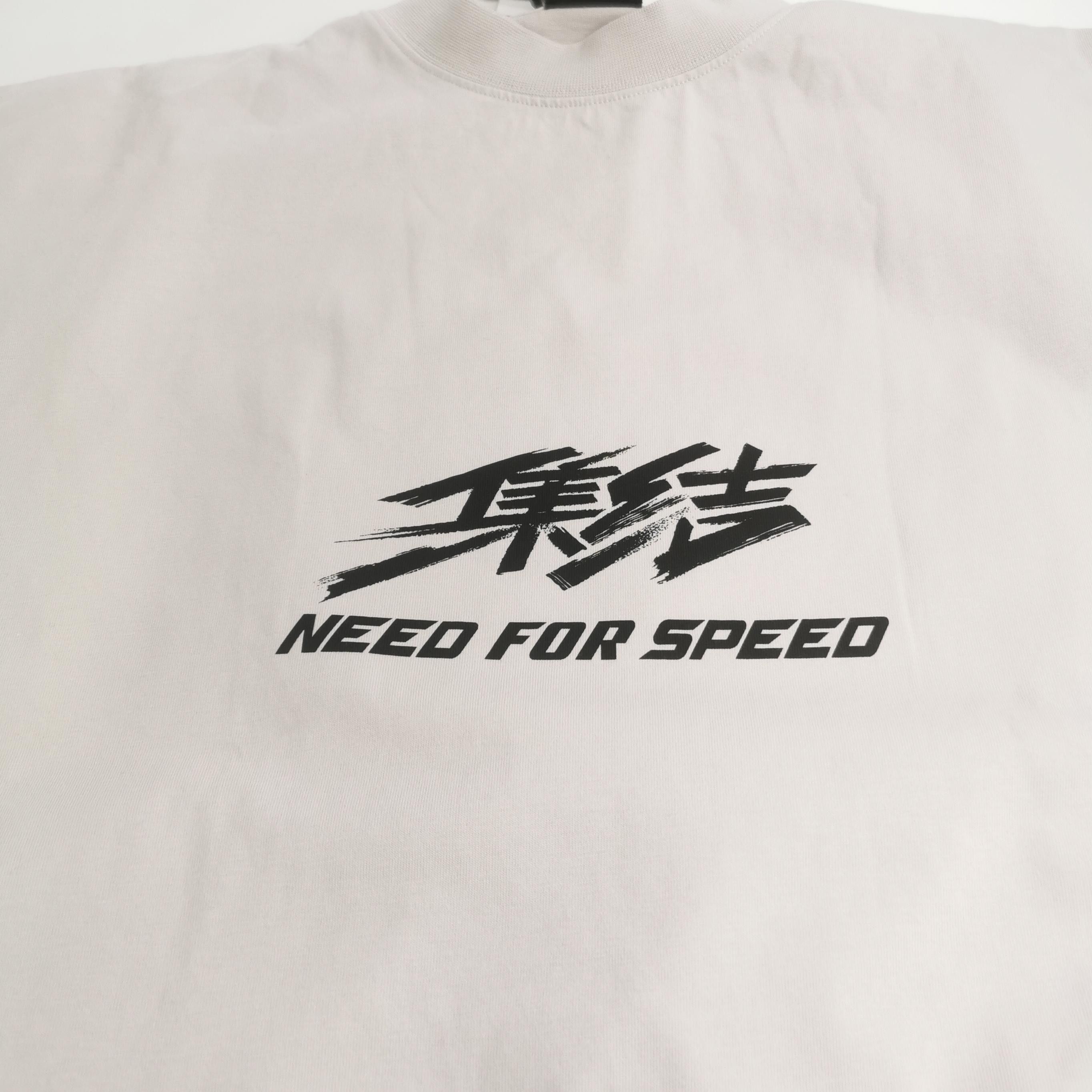 Balenciaga Need For Speed Graphic Cotton Crewneck T-Shirt Size US S / EU 44-46 / 1 - 7 Thumbnail