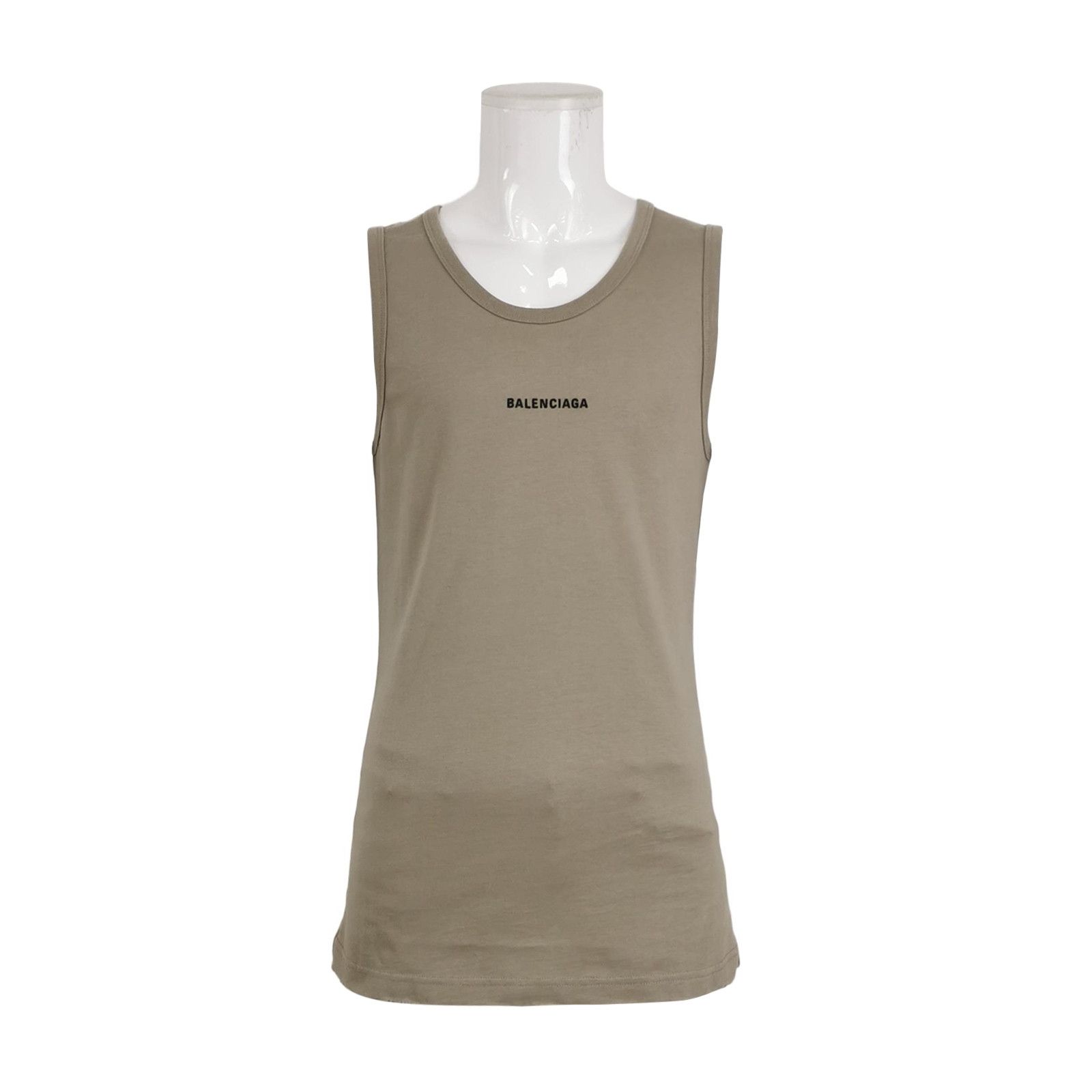 Balenciaga Balenciaga XXS Cotton Logo Tank Top Size US XXS / EU 40 - 2 Thumbnail