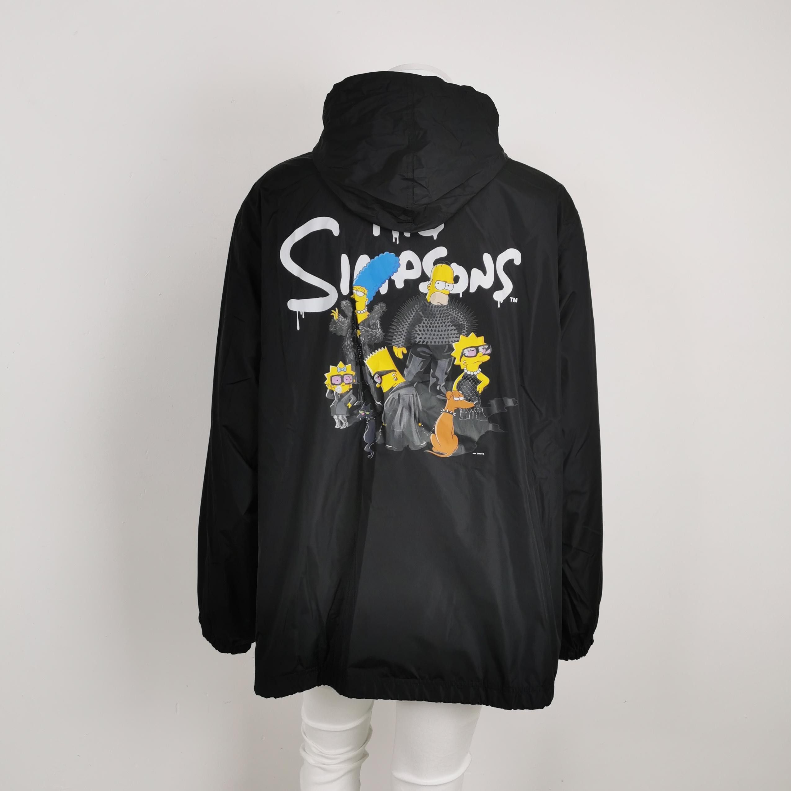 Balenciaga Balenciaga The Simpsons Black Hooded Jacket M Size US M / EU 48-50 / 2 - 3 Thumbnail