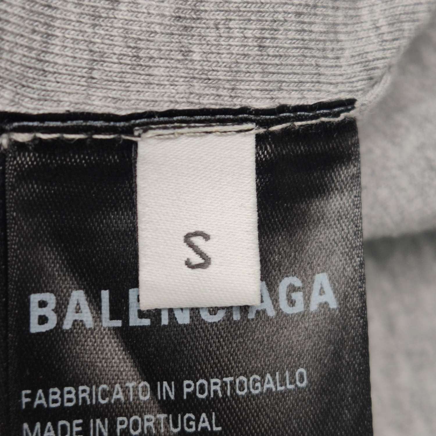 Balenciaga Balenciaga S Cotton Solid Hooded Zip Jacket Size US S / EU 44-46 / 1 - 12 Thumbnail