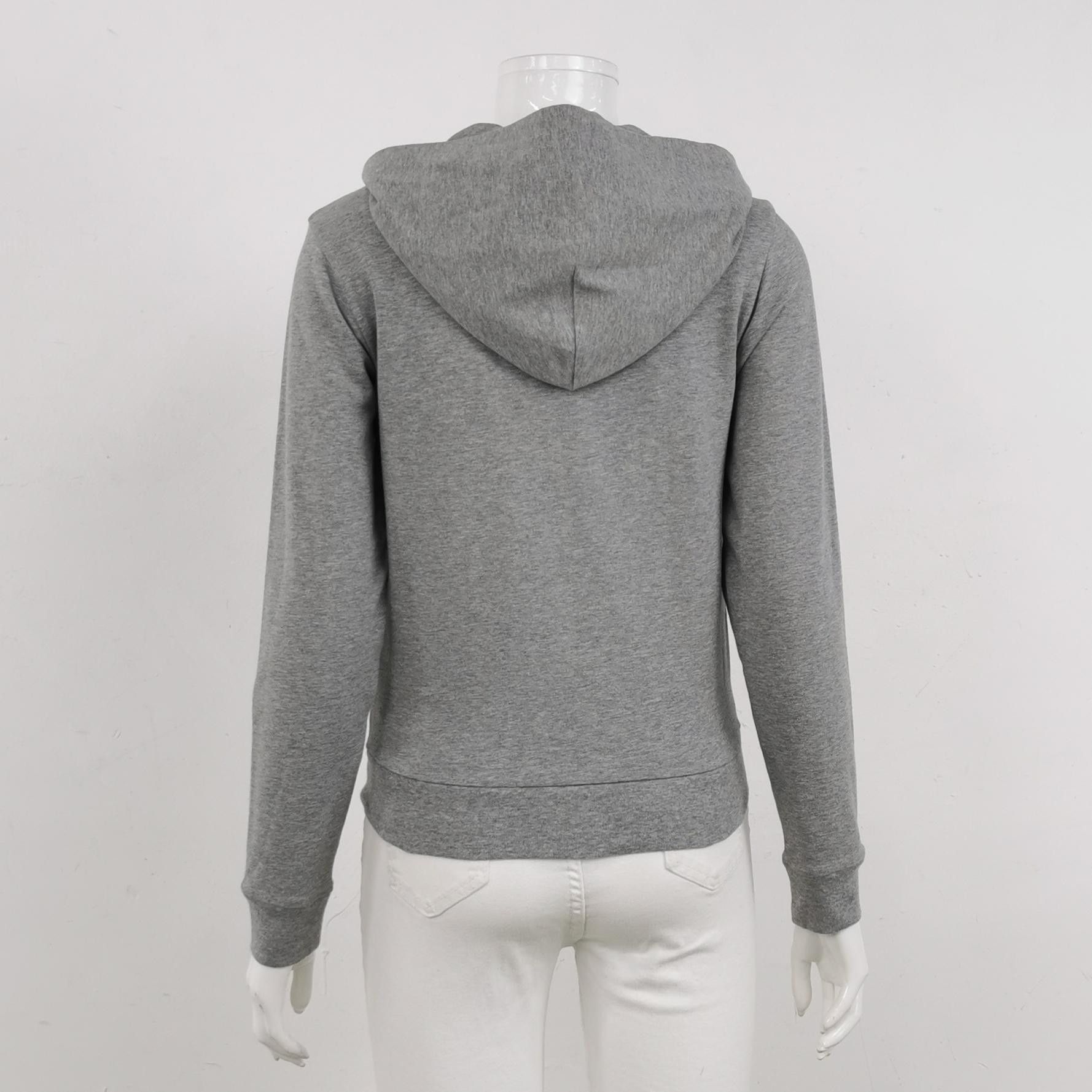 Balenciaga Balenciaga S Cotton Solid Hooded Zip Jacket Size US S / EU 44-46 / 1 - 4 Thumbnail