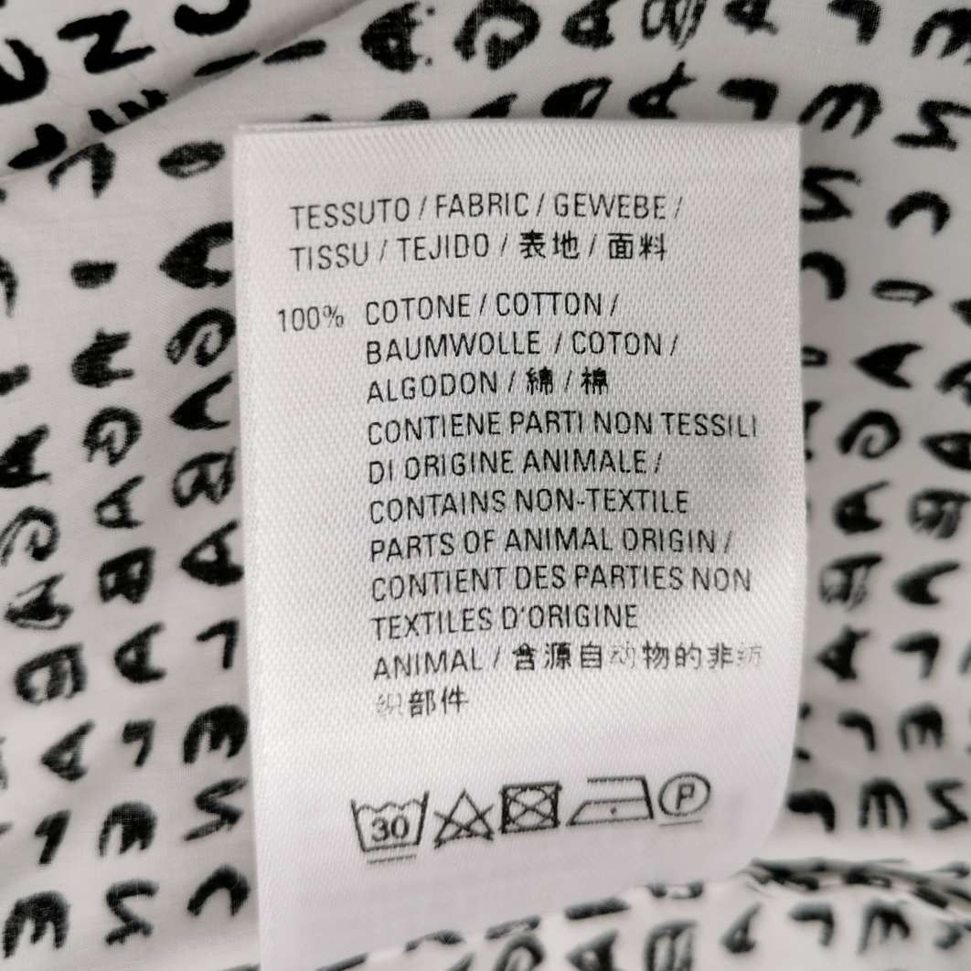 Balenciaga Balenciaga Cotton Logo Print Button-Down Shirt Size US XS / EU 42 / 0 - 12 Thumbnail