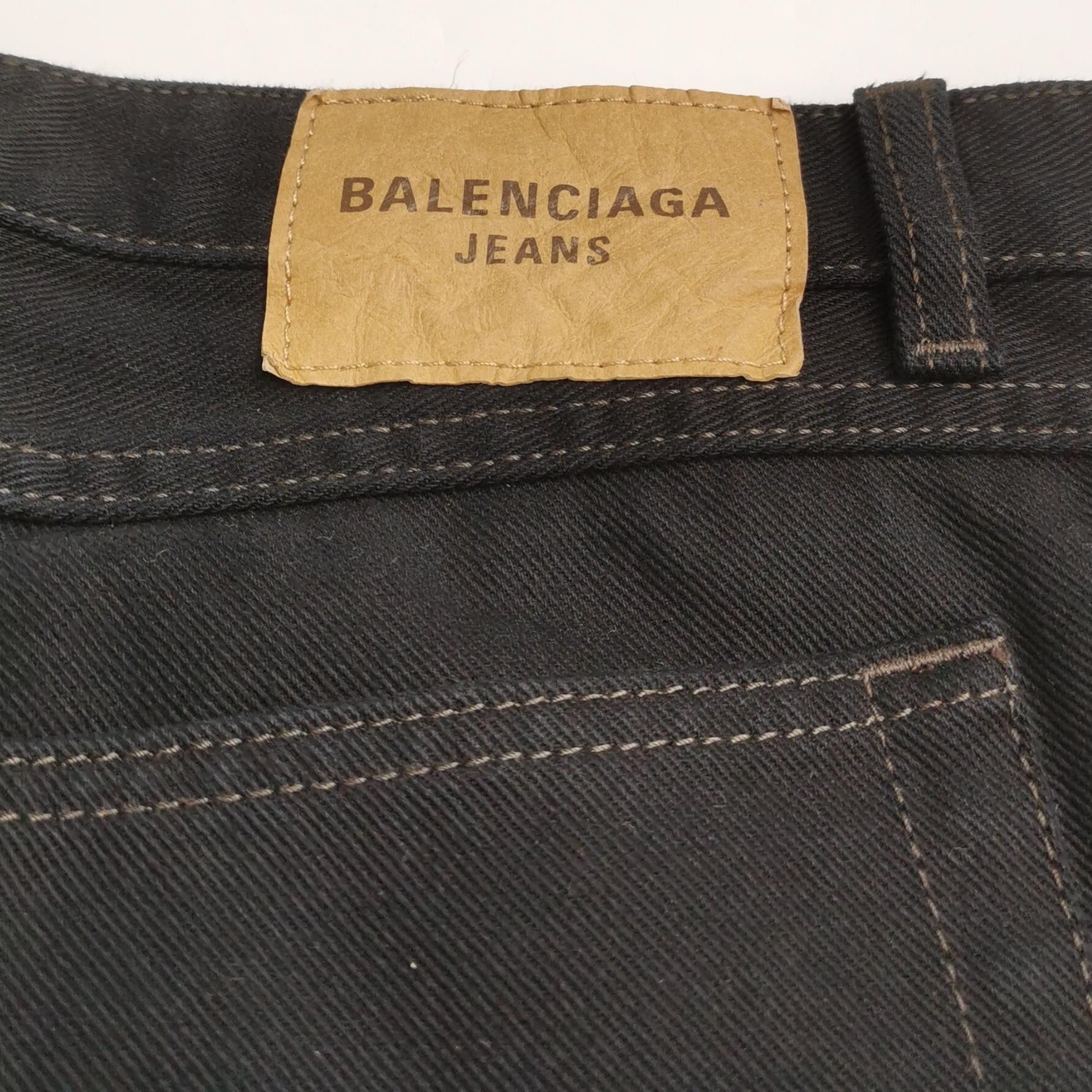Balenciaga Balenciaga Cotton Buttoned Denim Pants S/30 Size US 30 / EU 46 - 5 Thumbnail