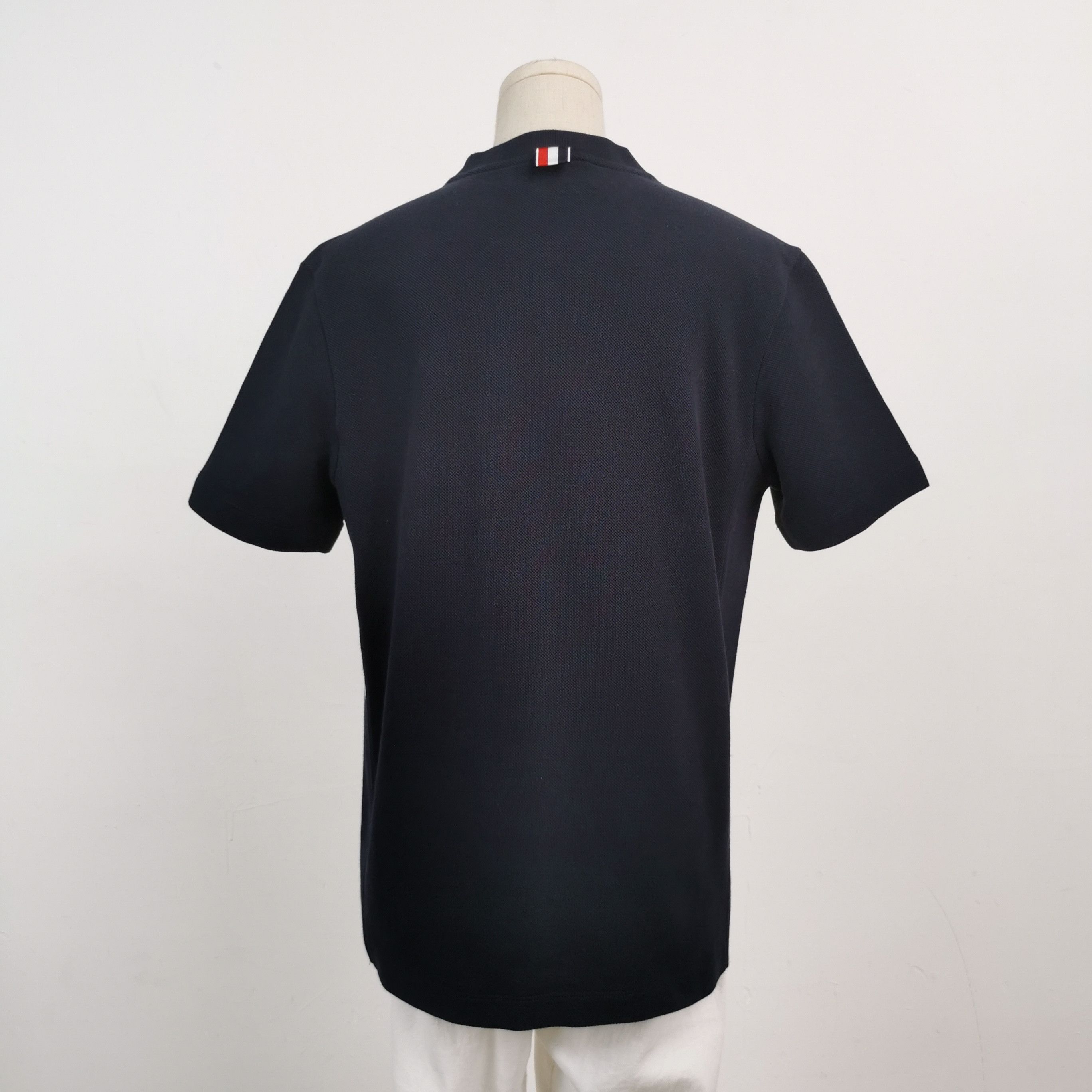 Thom Browne Thom Browne Gray Striped Crewneck Long-Sleeve T-Shirt M Size US M / EU 48-50 / 2 - 4 Thumbnail