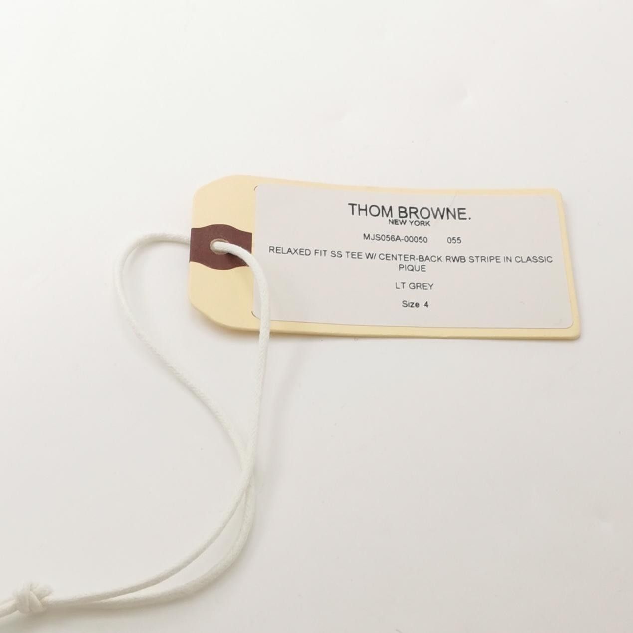 Thom Browne Thom Browne Cotton Stripe Crew Neck T-shirt L Size US L / EU 52-54 / 3 - 11 Thumbnail