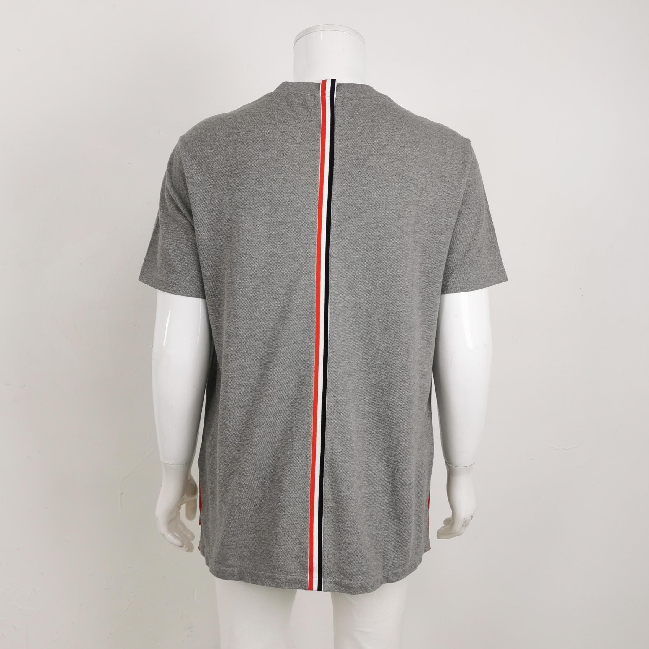 Thom Browne Thom Browne Cotton Stripe Crew Neck T-shirt L Size US L / EU 52-54 / 3 - 3 Thumbnail