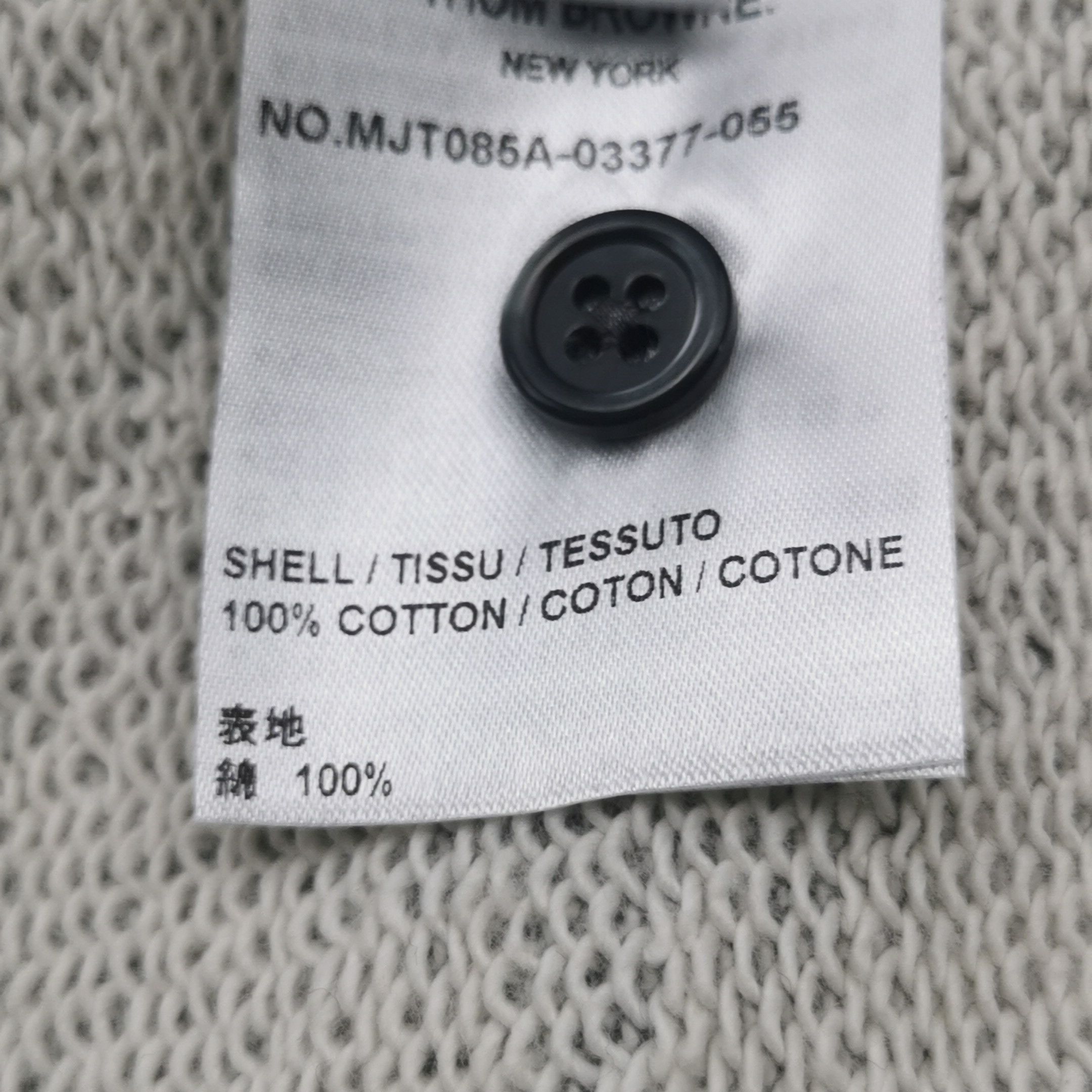 Thom Browne Thom Browne Cotton Crewneck Logo Sweatshirt S Size US S / EU 44-46 / 1 - 16 Thumbnail