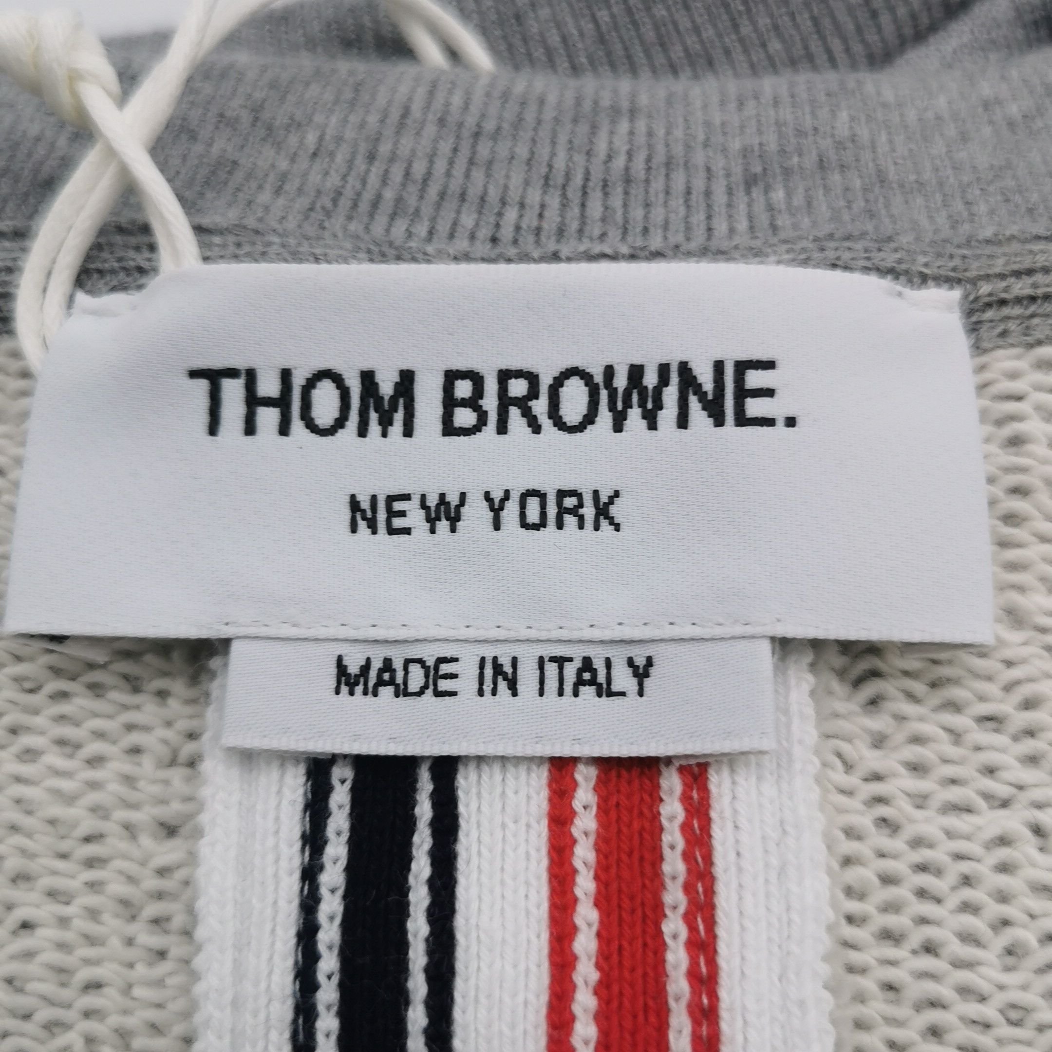 Thom Browne Thom Browne Cotton Crewneck Logo Sweatshirt S Size US S / EU 44-46 / 1 - 11 Thumbnail