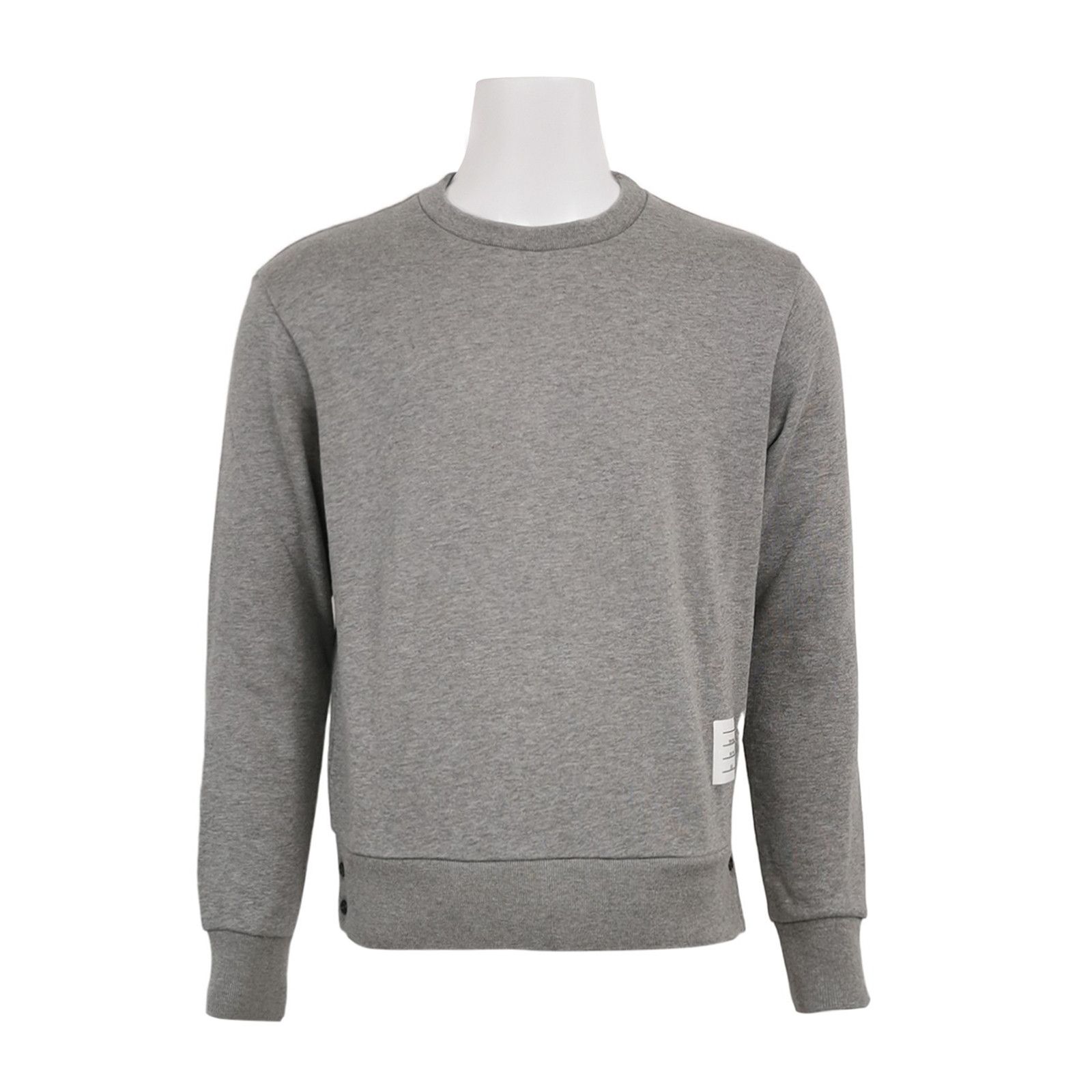 Thom Browne Thom Browne Cotton Crewneck Logo Sweatshirt S Size US S / EU 44-46 / 1 - 2 Thumbnail