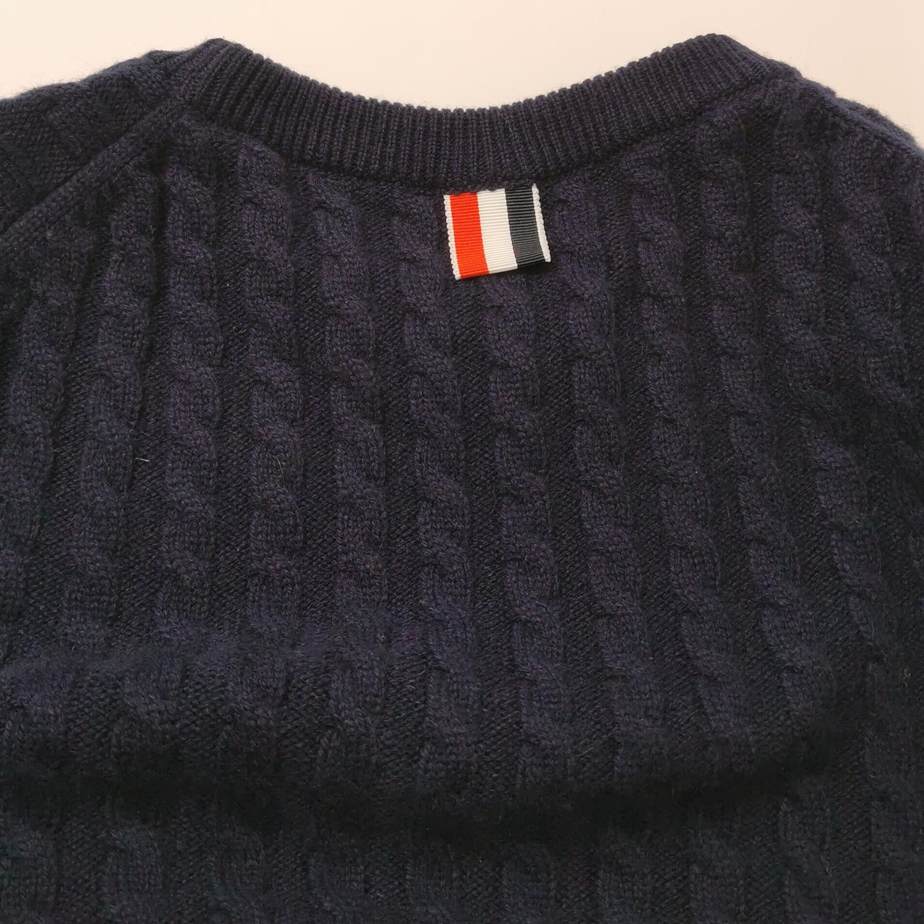 Thom Browne Thom Browne Cashmere Striped Crewneck Sweater Size US S / EU 44-46 / 1 - 5 Thumbnail