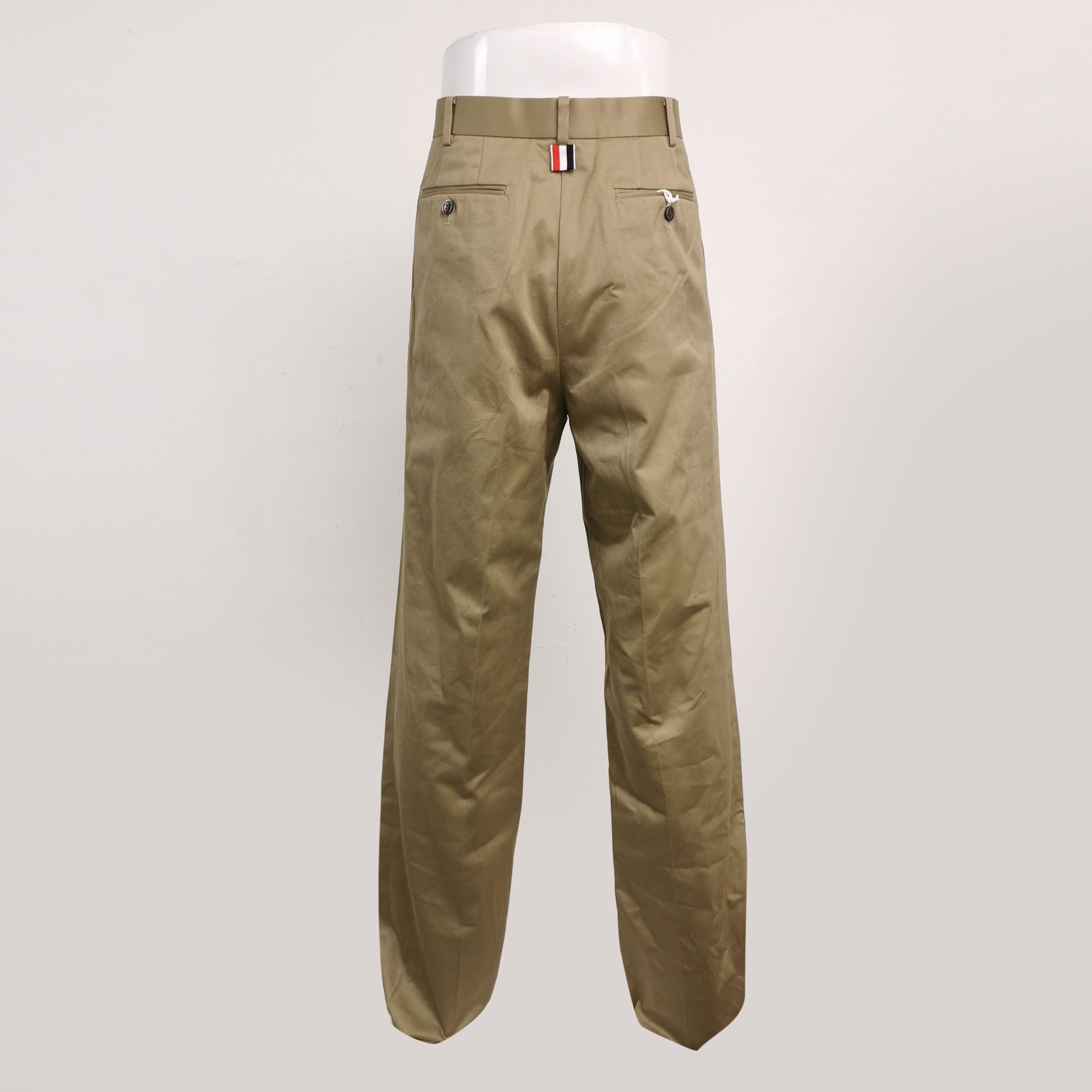 Thom Browne Thom Browne XXS Khaki Embroidered Flower Pants Size US 28 / EU 44 - 4 Thumbnail