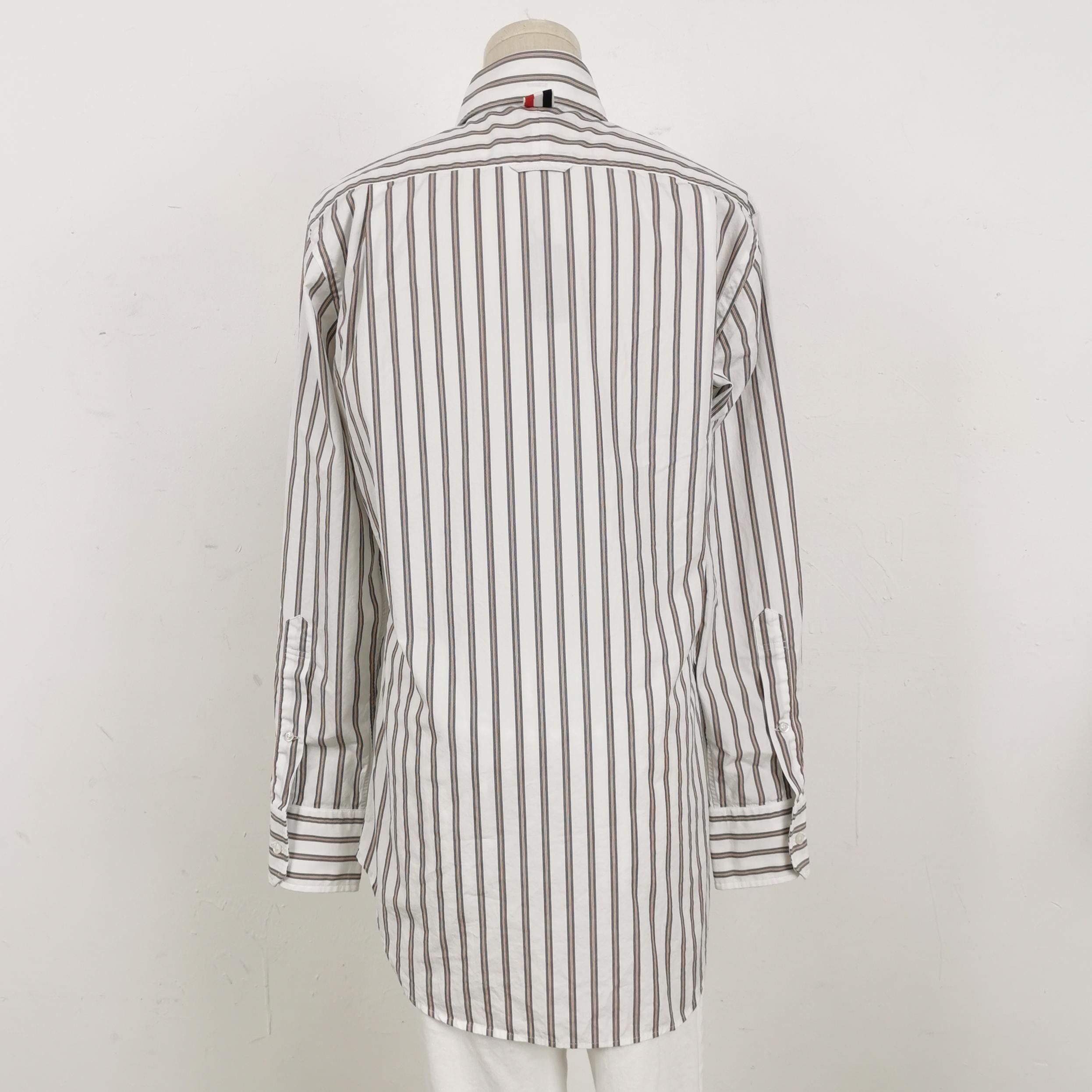 Thom Browne Thom Browne XS Contrast Stripe Collar Coat Size US XXS / EU 40 - 3 Thumbnail
