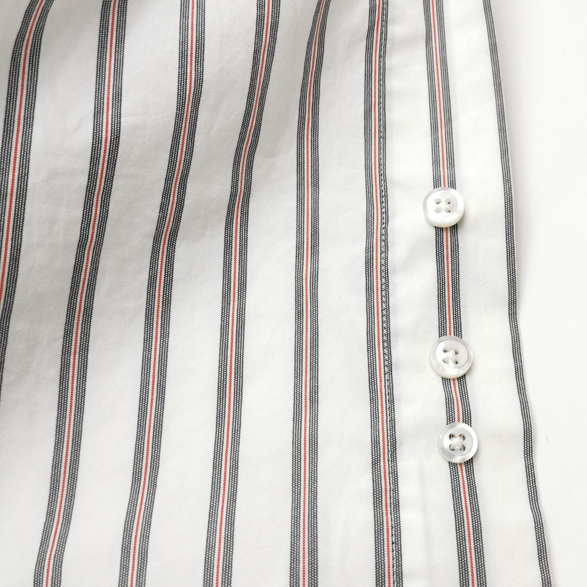 Thom Browne Thom Browne Striped Cotton Collared Shirt XS Size US XS / EU 42 / 0 - 10 Thumbnail