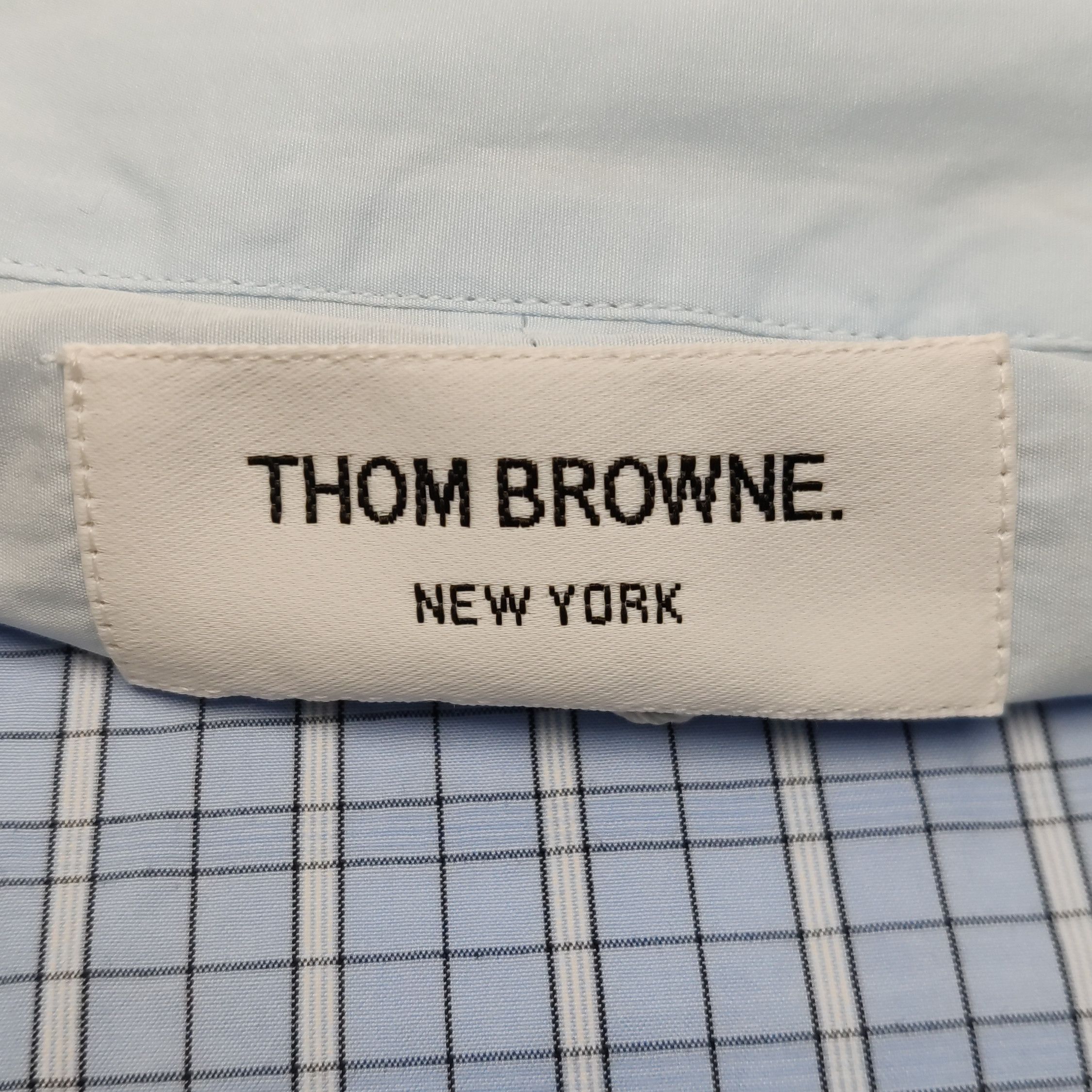 Thom Browne Thom Browne Paneled Check Short-Sleeve Shirt XS Size US XS / EU 42 / 0 - 13 Thumbnail