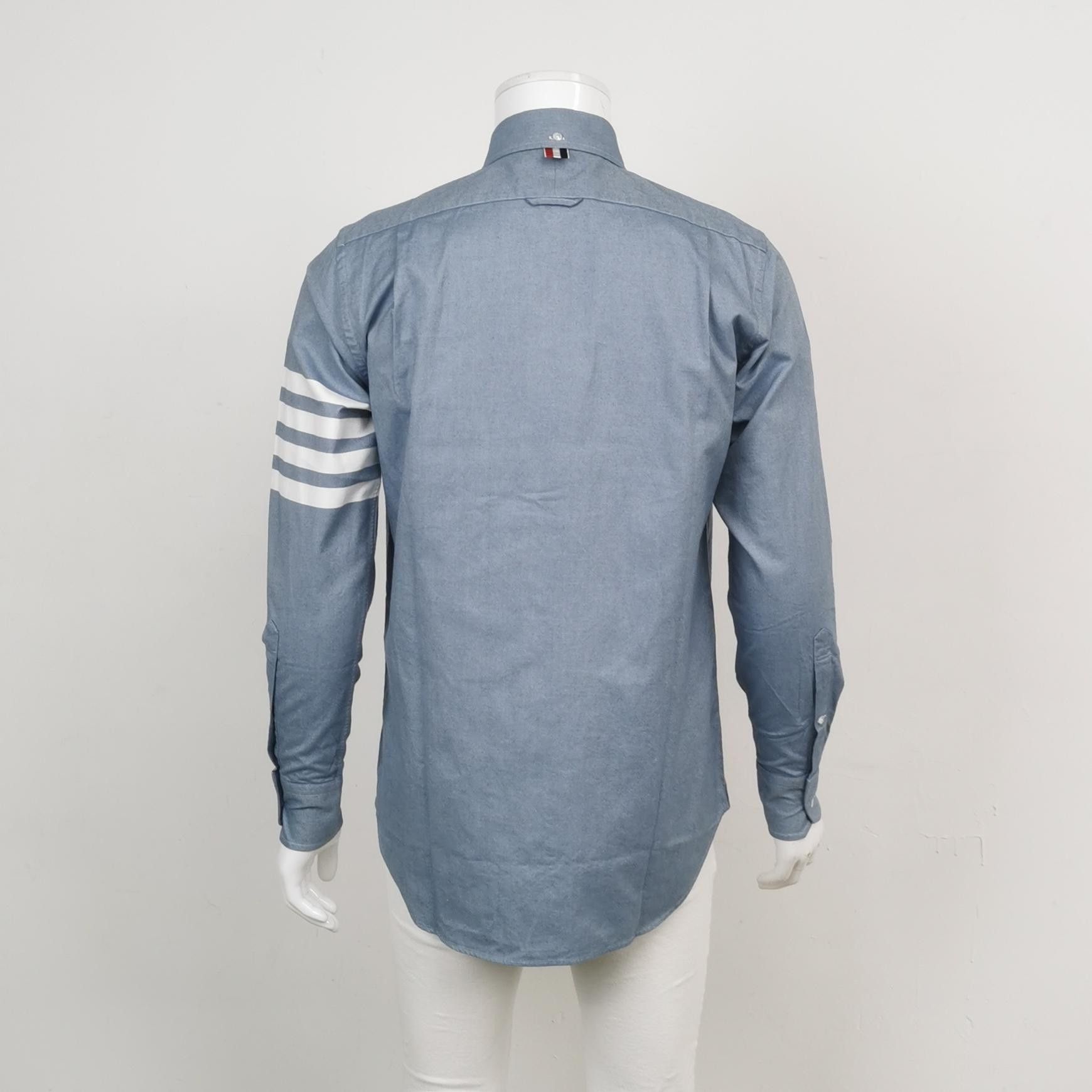 Thom Browne Thom Browne XS Cotton Striped Sleeve Shirt Size US M / EU 48-50 / 2 - 3 Thumbnail