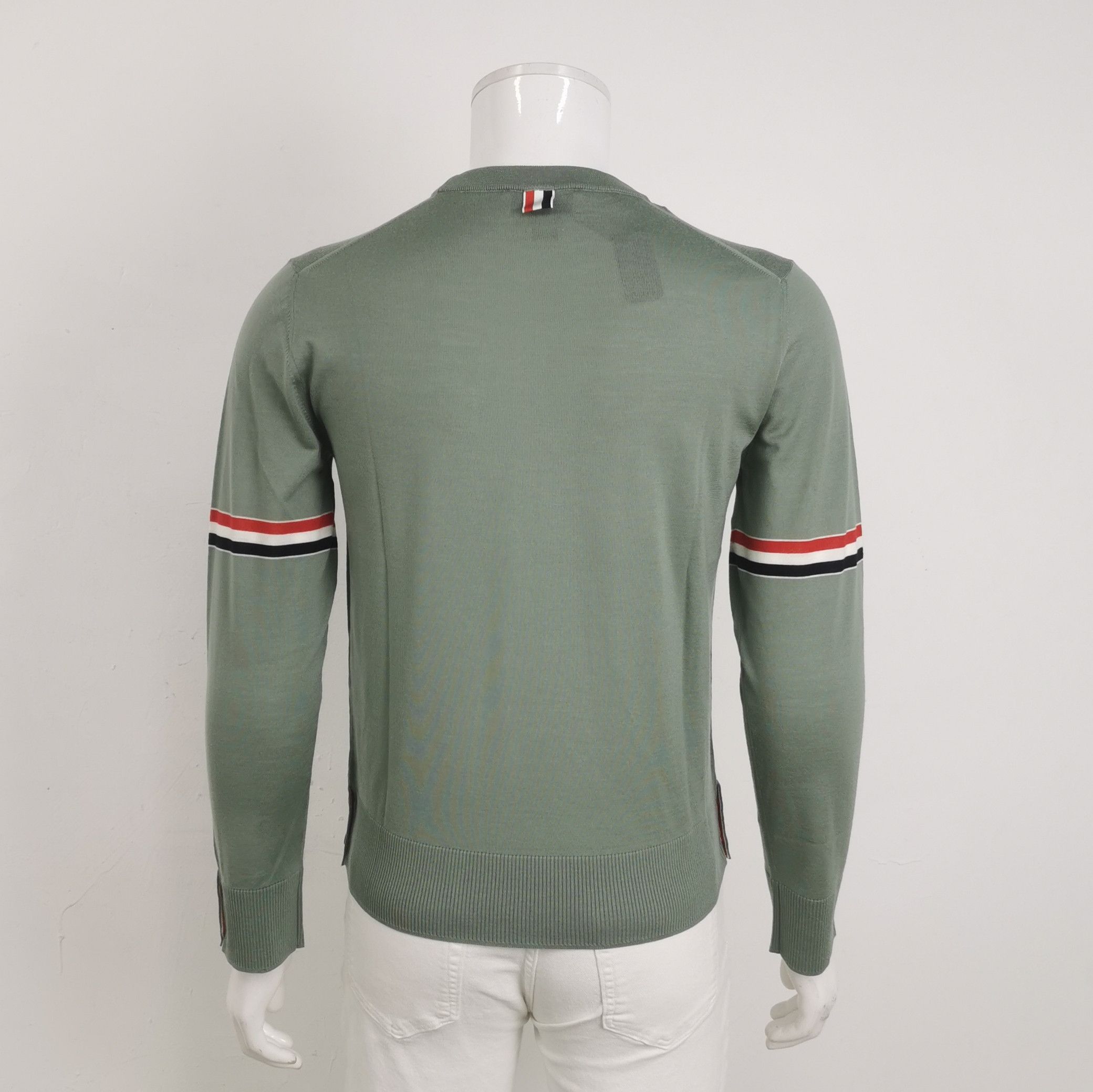 Thom Browne Thom Browne Wool Stripe Crewneck Sweater M Size US M / EU 48-50 / 2 - 4 Thumbnail