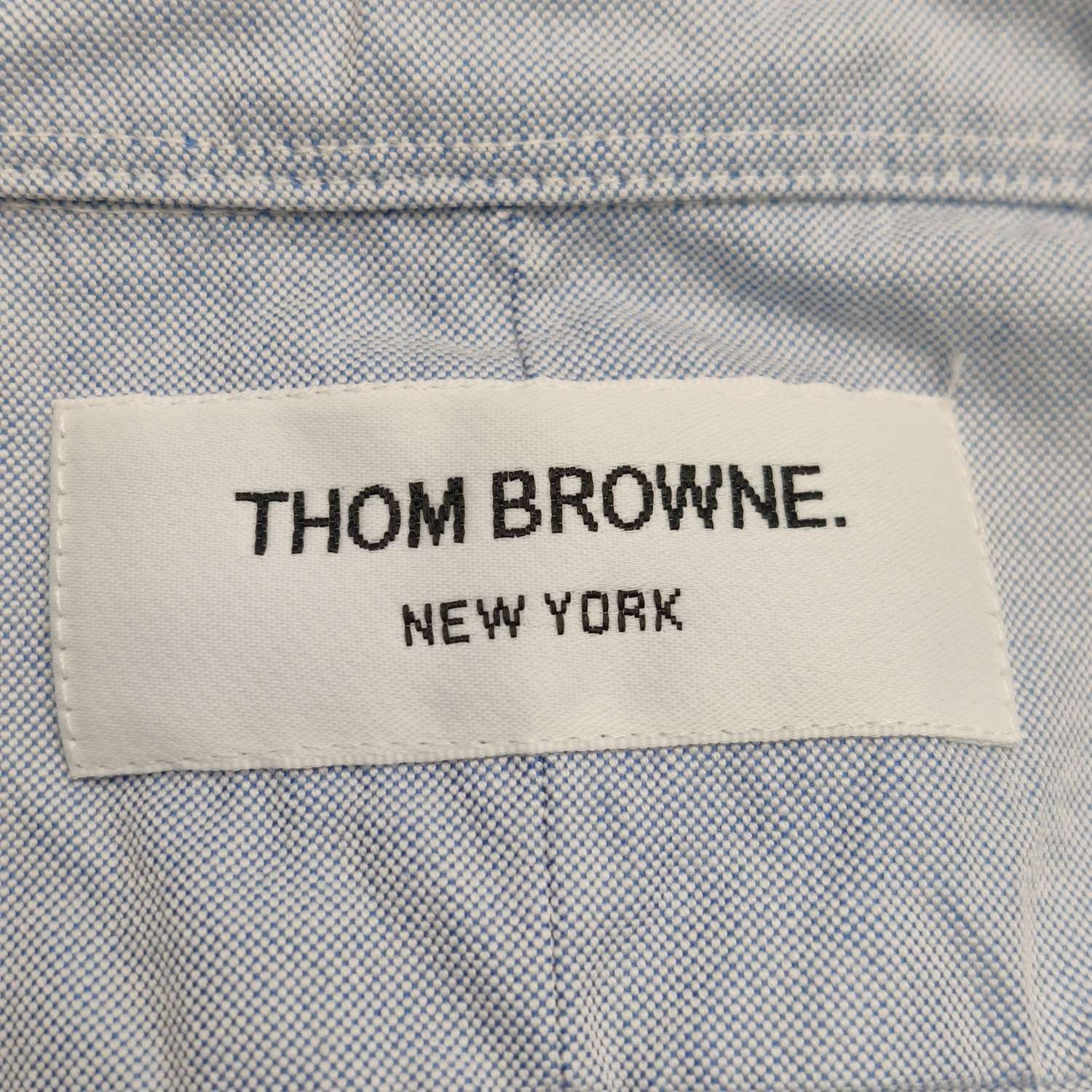 Thom Browne Thom Browne Cotton Single-Breasted Collared Shirt Size US M / EU 48-50 / 2 - 13 Thumbnail